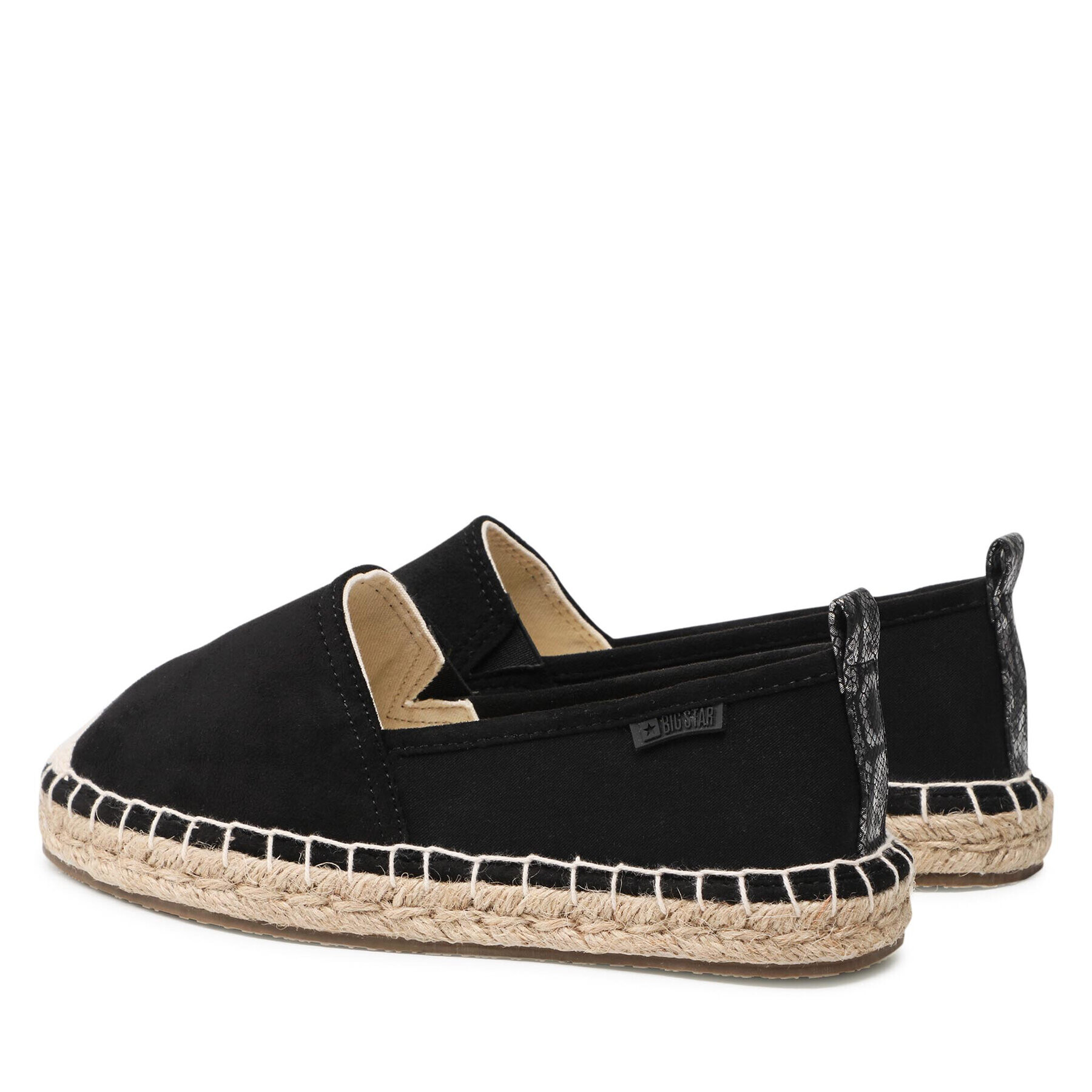 Big Star Shoes Espadrilky JJ274952 Čierna - Pepit.sk