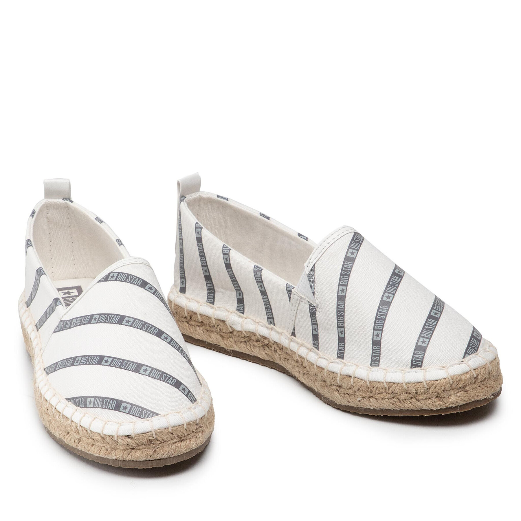 Big Star Shoes Espadrilky JJ274959 Biela - Pepit.sk