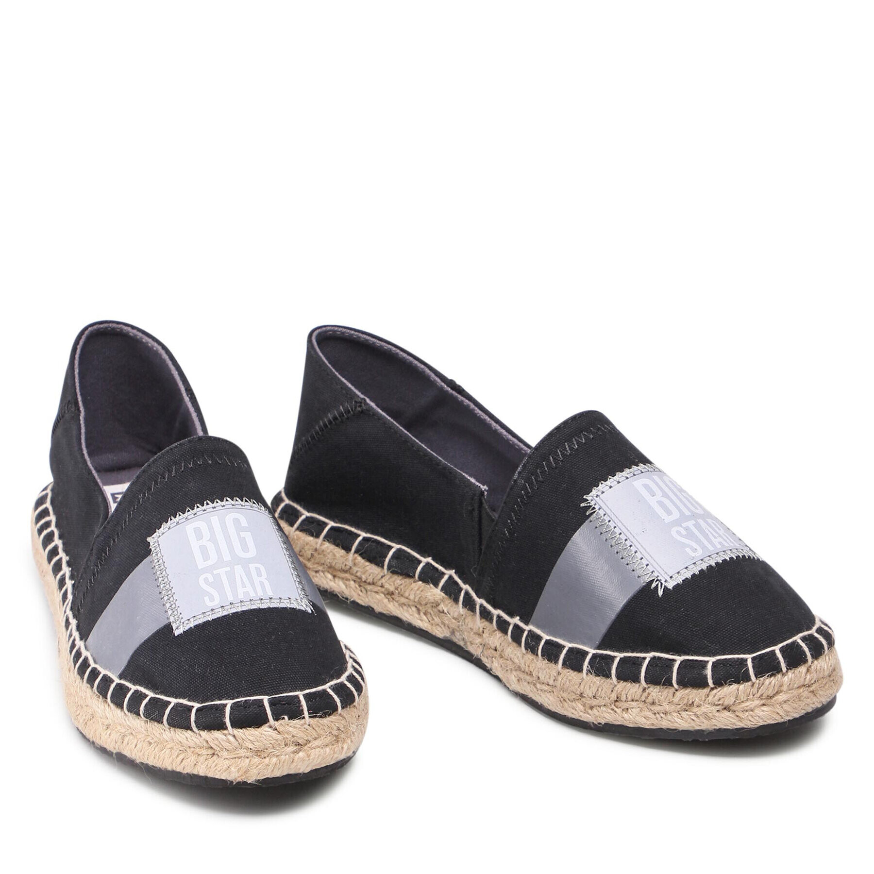 Big Star Shoes Espadrilky JJ274963 Čierna - Pepit.sk