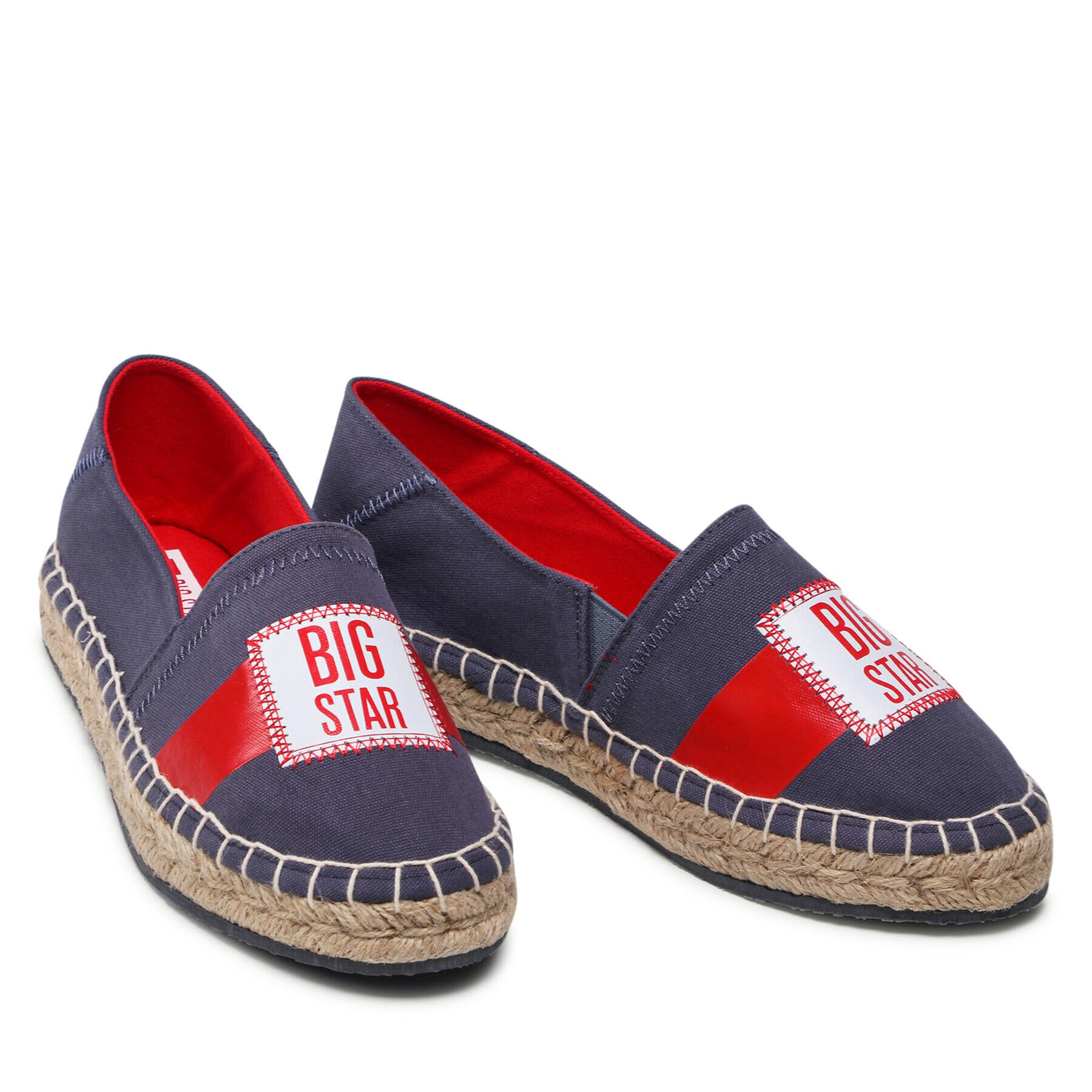 Big Star Shoes Espadrilky JJ274965 Tmavomodrá - Pepit.sk