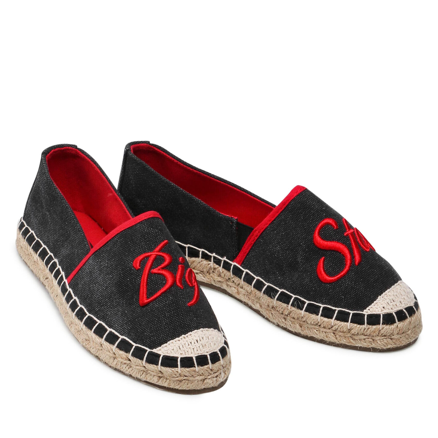 Big Star Shoes Espadrilky JJ274972 Čierna - Pepit.sk