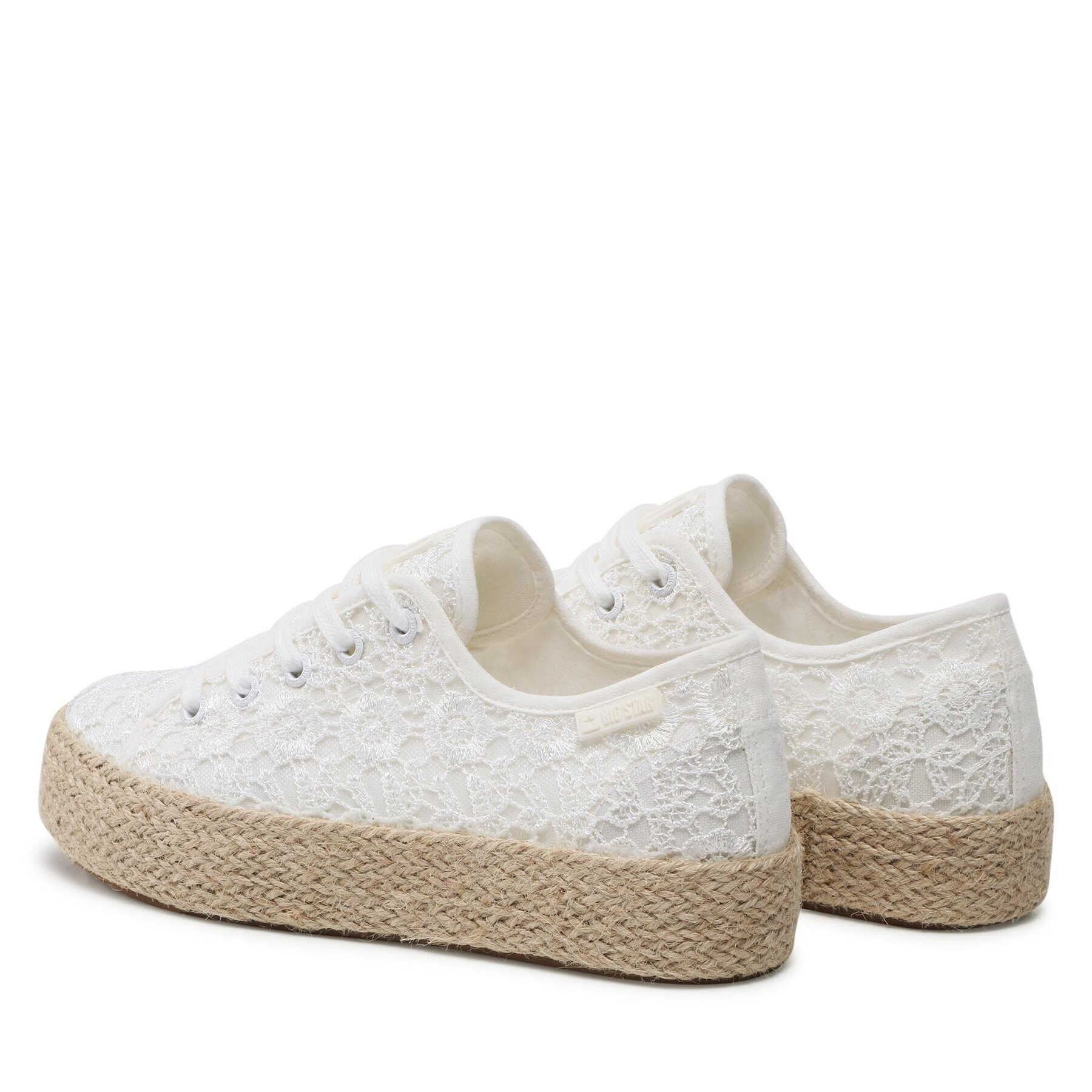 Big Star Shoes Espadrilky LL274199 Biela - Pepit.sk