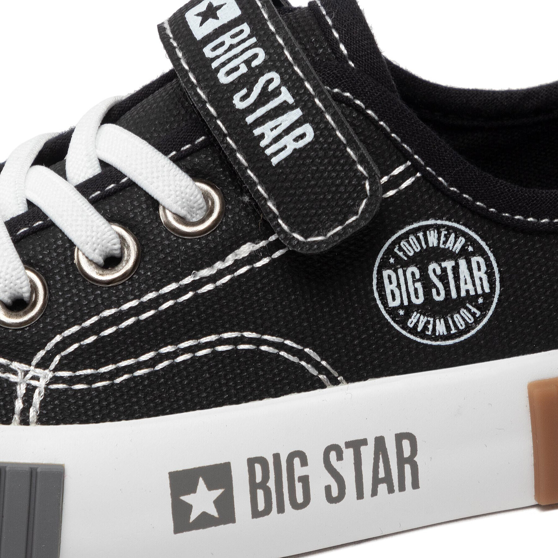 Big Star Shoes Plátenky KK374010 Čierna - Pepit.sk