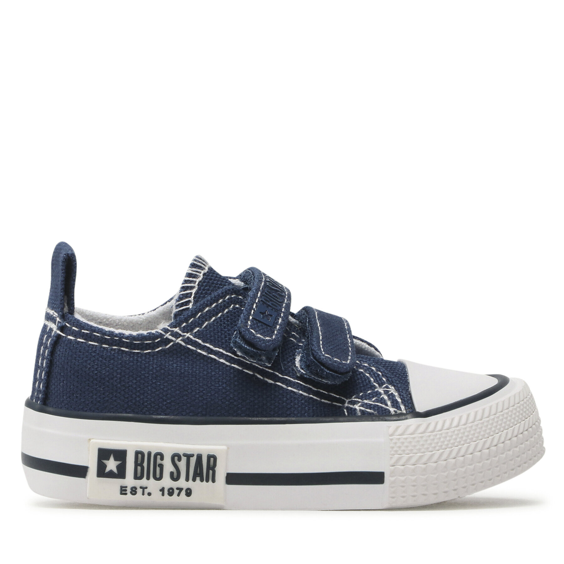 Big Star Shoes Plátenky KK374075 Tmavomodrá - Pepit.sk