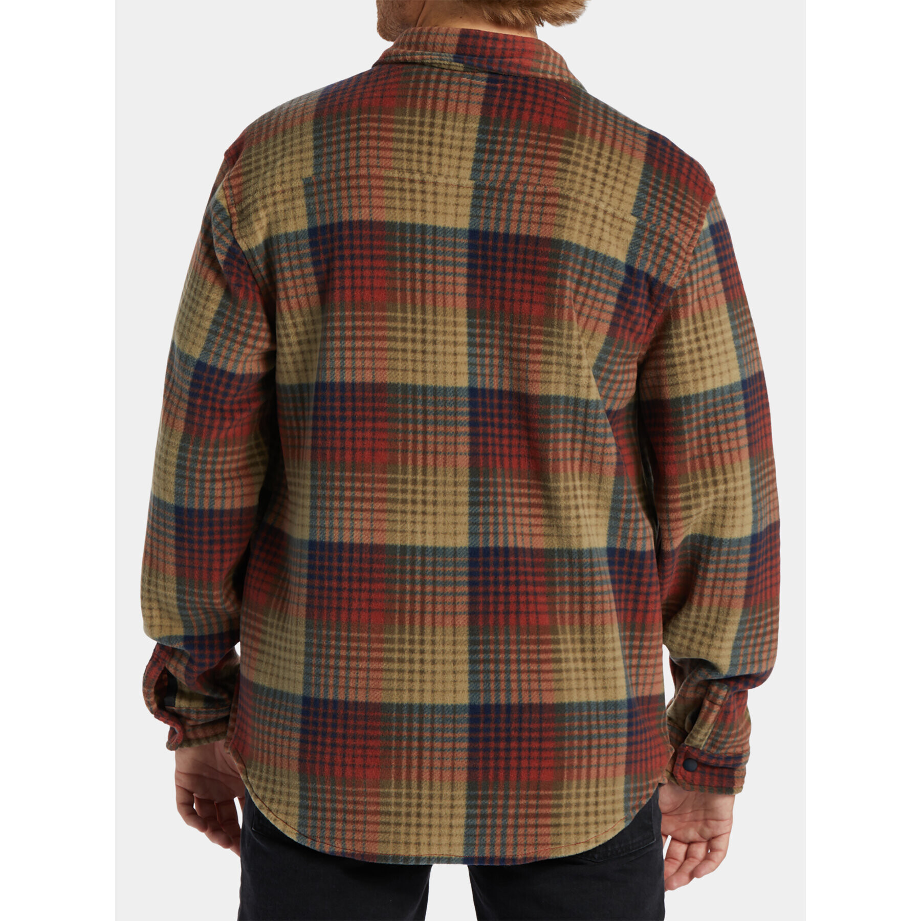 Billabong Prechodná bunda Furnace Flanell ABYFT00101 Hnedá Regular Fit - Pepit.sk