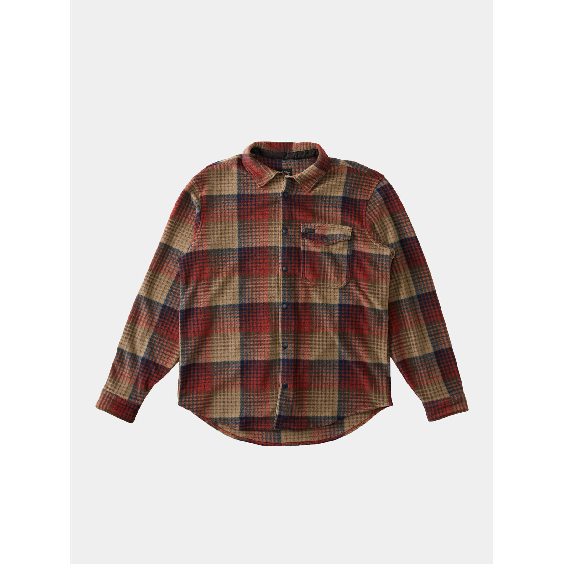 Billabong Prechodná bunda Furnace Flanell ABYFT00101 Hnedá Regular Fit - Pepit.sk