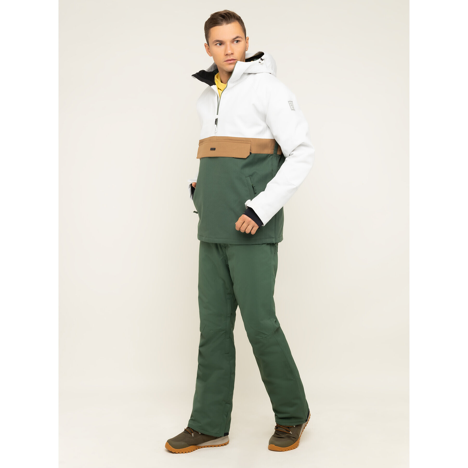 Billabong Snowboardové nohavice Outsider Q6PM08 BIF9 Zelená Regular Fit - Pepit.sk