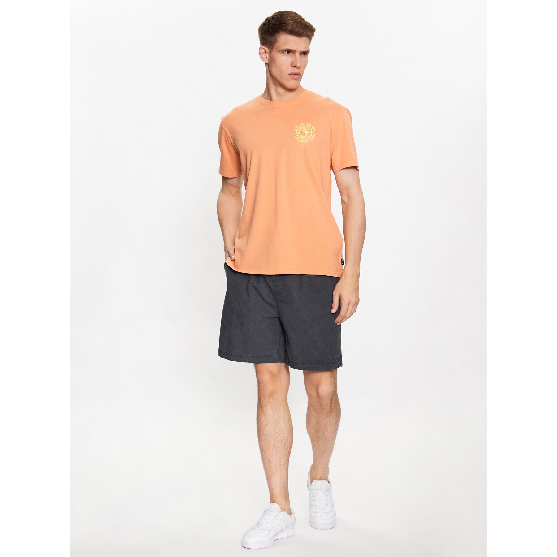 Billabong Tričko Connection ABYZT01708 Oranžová Regular Fit - Pepit.sk