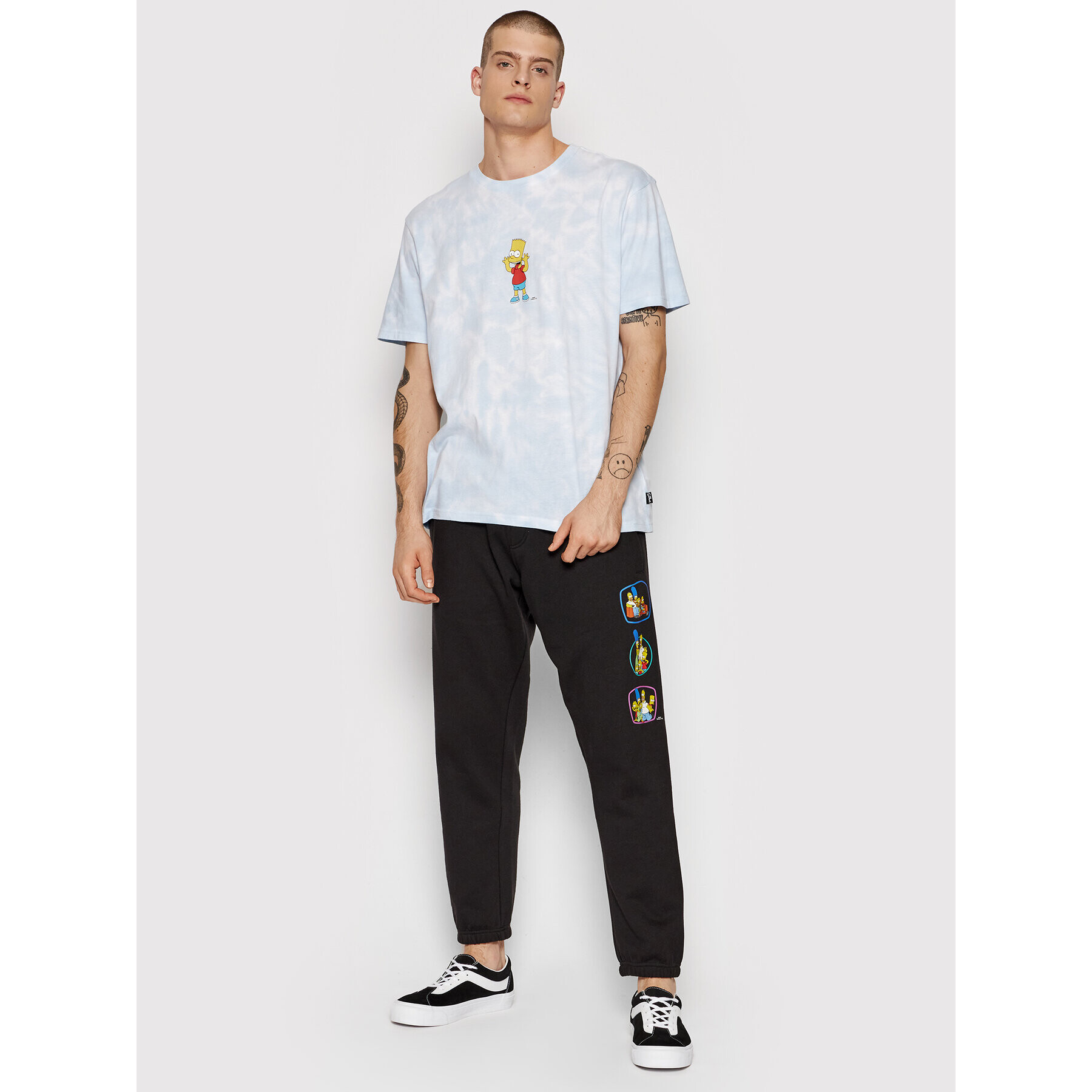 Billabong Tričko SIMPSONS Bart A1SS34 Modrá Relaxed Fit - Pepit.sk