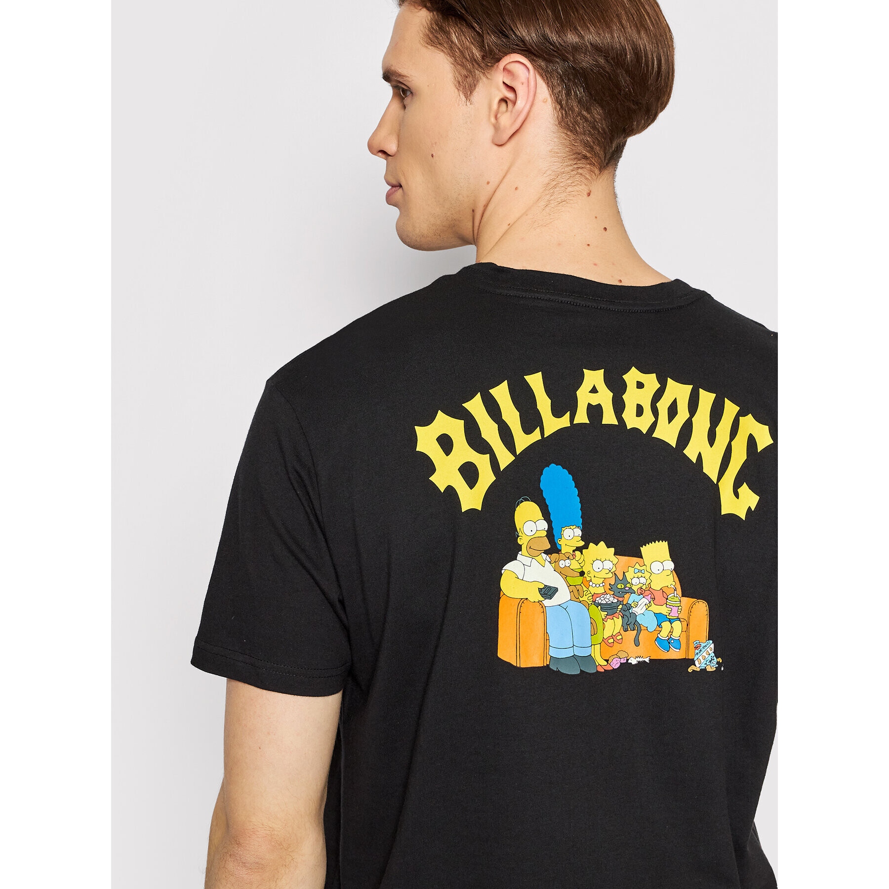 Billabong Tričko SIMPSONS Family Couch C1SS79 BIP2 Čierna Regular Fit - Pepit.sk