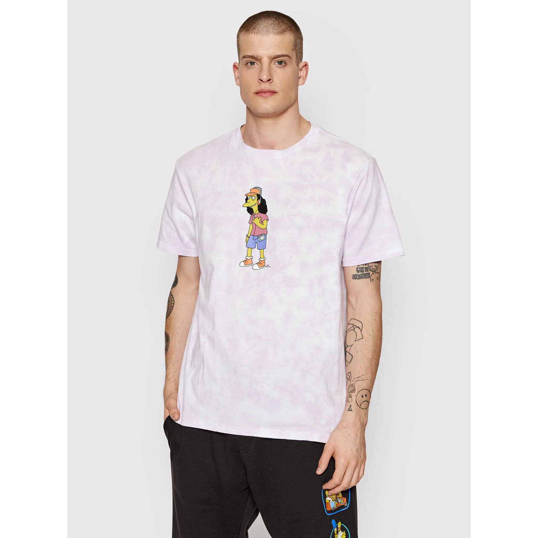 Billabong Tričko SIMPSONS Otto A1SS38 Fialová Relaxed Fit - Pepit.sk