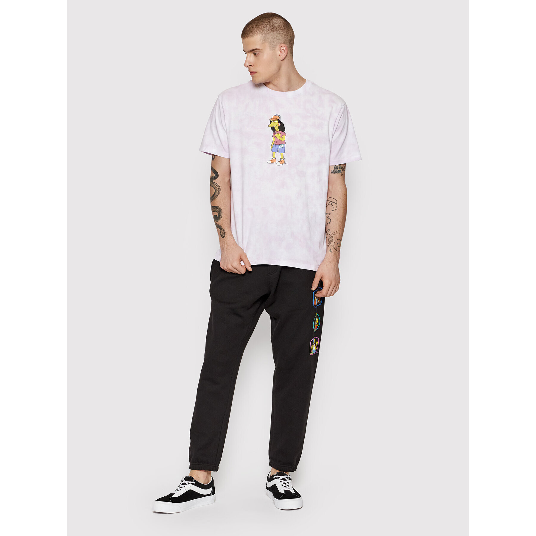 Billabong Tričko SIMPSONS Otto A1SS38 Fialová Relaxed Fit - Pepit.sk