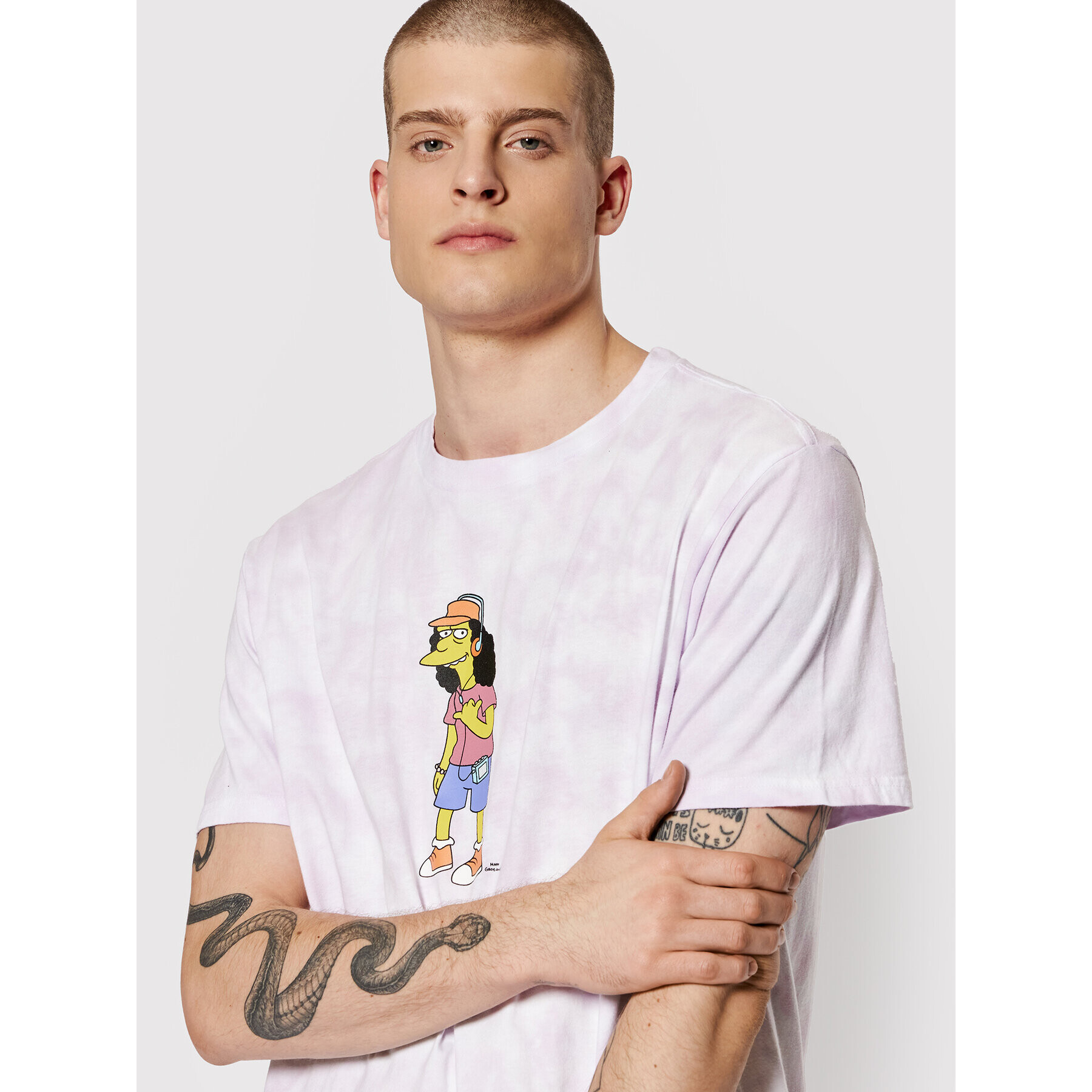 Billabong Tričko SIMPSONS Otto A1SS38 Fialová Relaxed Fit - Pepit.sk