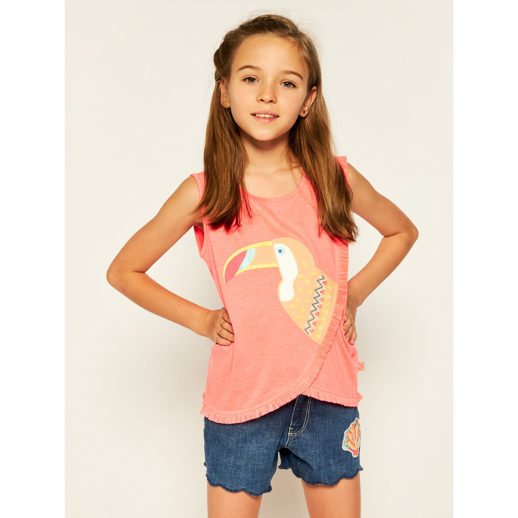 Billieblush Top U15709 Ružová Regular Fit - Pepit.sk