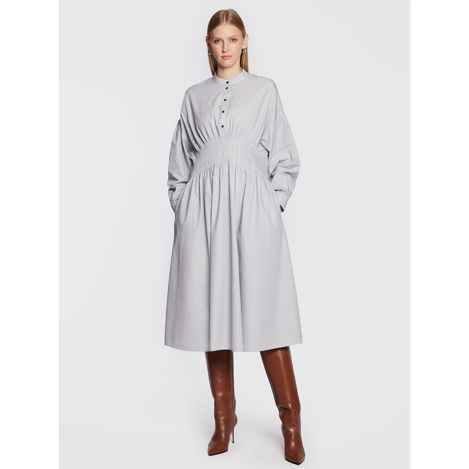 Herskind Košeľové šaty Freja 4654901 Modrá Loose Fit - Pepit.sk