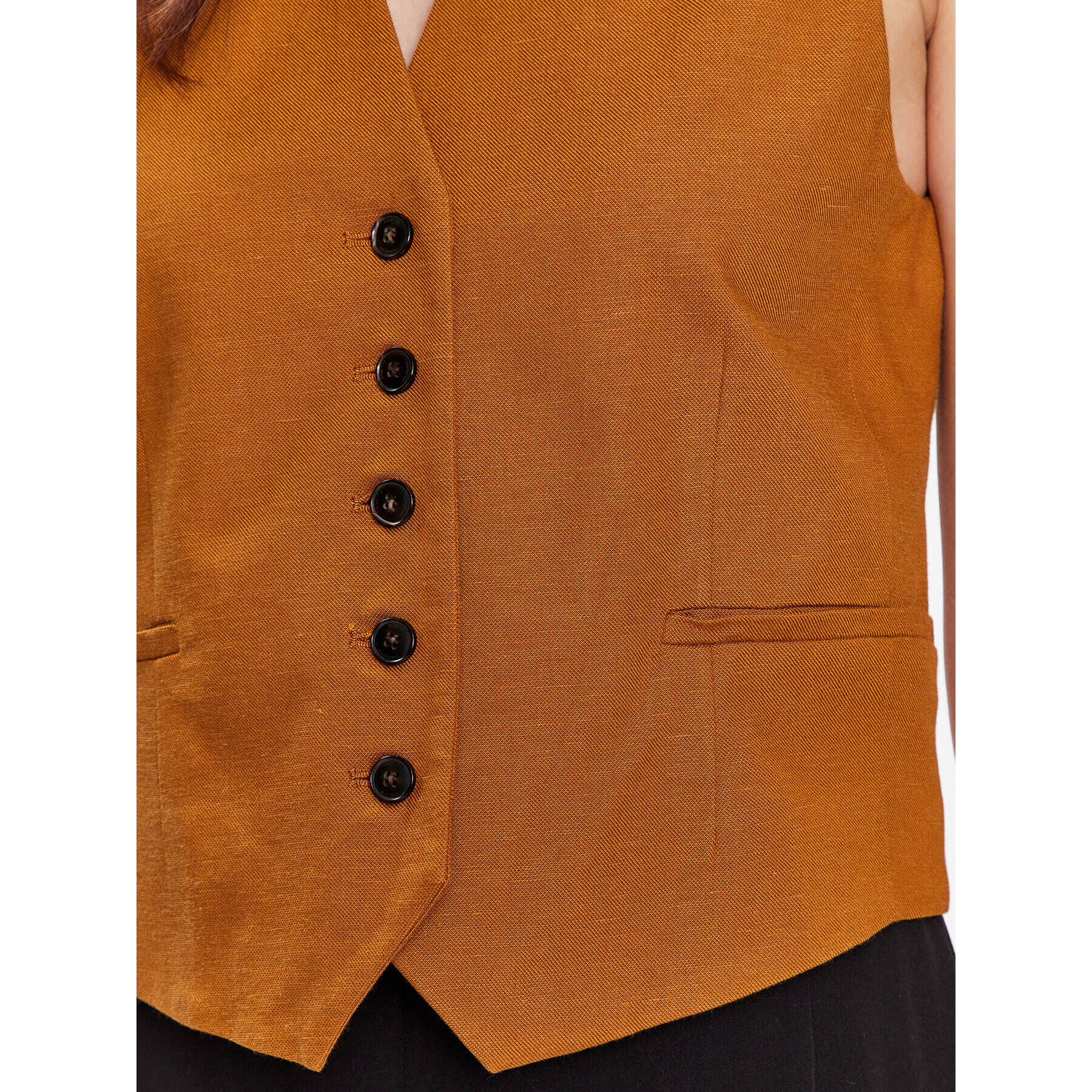 Herskind Vesta Mister Vest 4753840 Hnedá Regular Fit - Pepit.sk