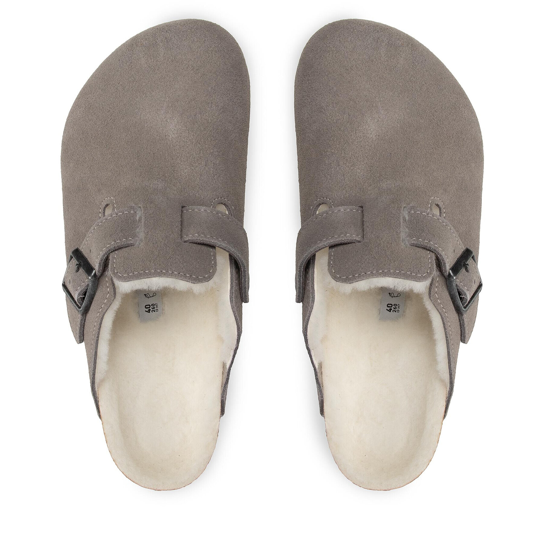 Birkenstock Papuče Boston 1017650 Sivá - Pepit.sk