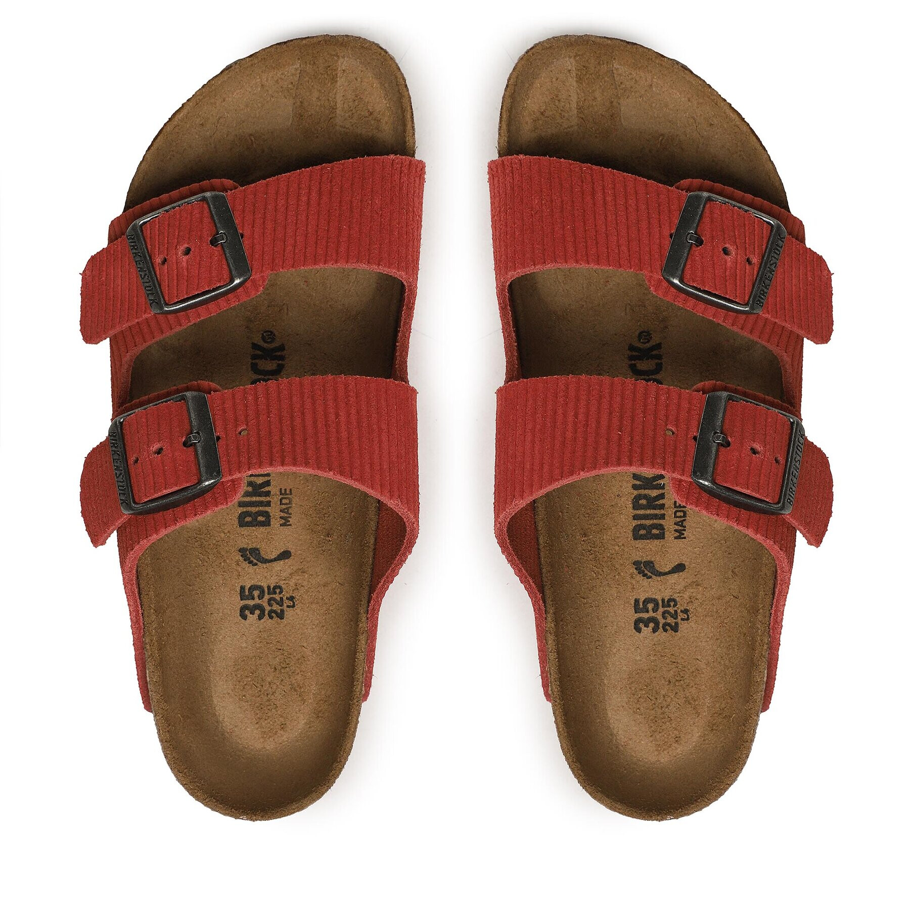 Birkenstock Šľapky Arizona 1026102 Červená - Pepit.sk