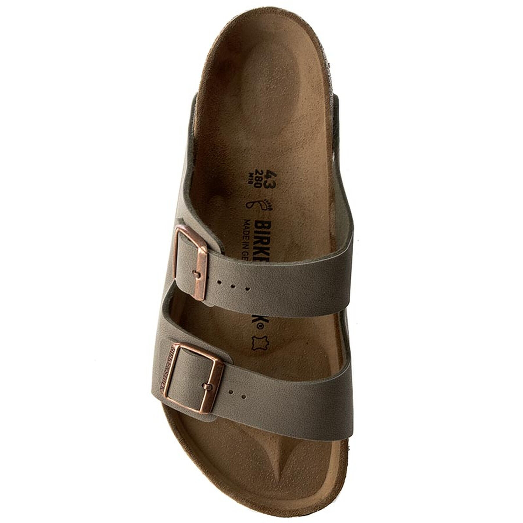 Birkenstock Šľapky Arizona 0151211 Sivá - Pepit.sk