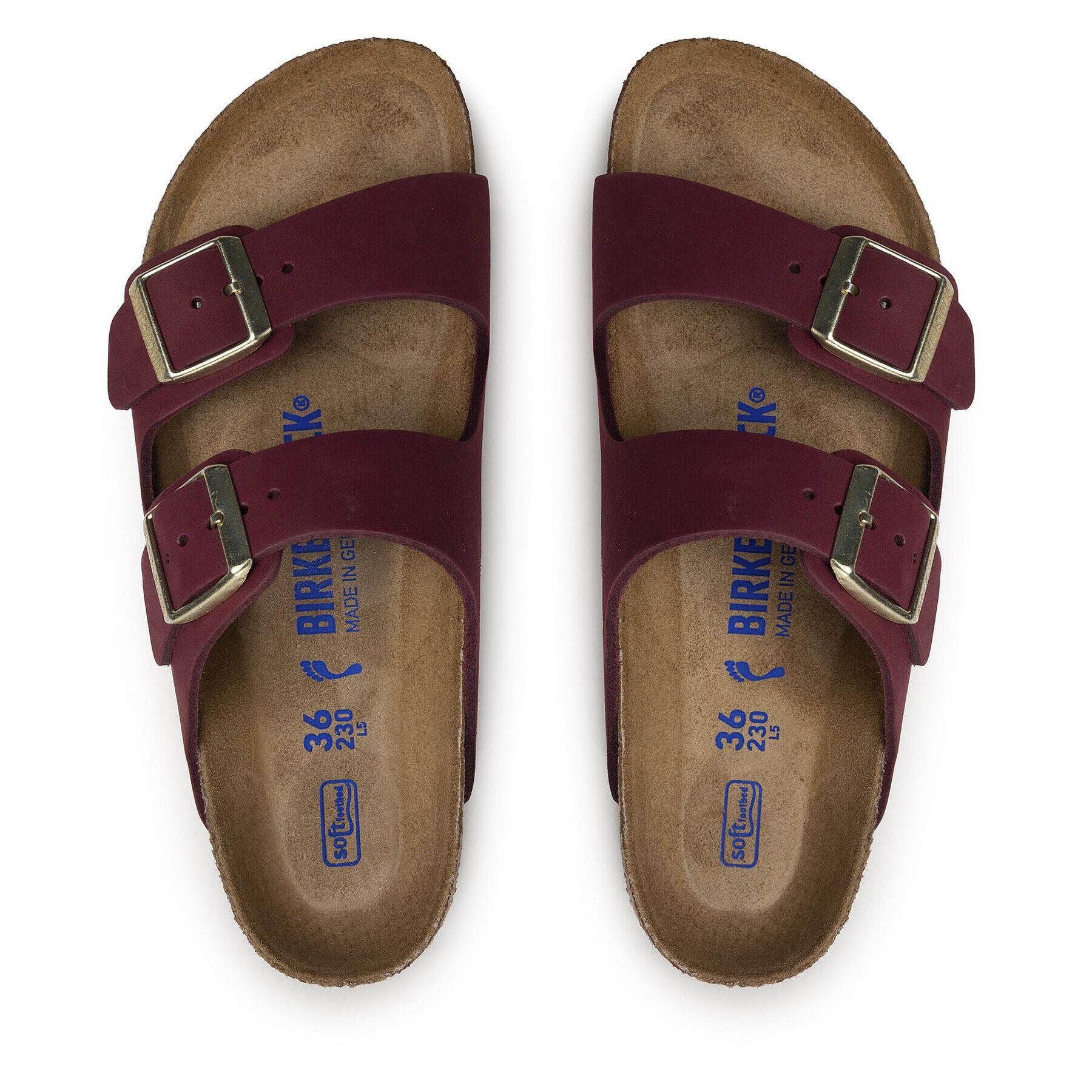 Birkenstock Šľapky Arizona 1020602 Bordová - Pepit.sk