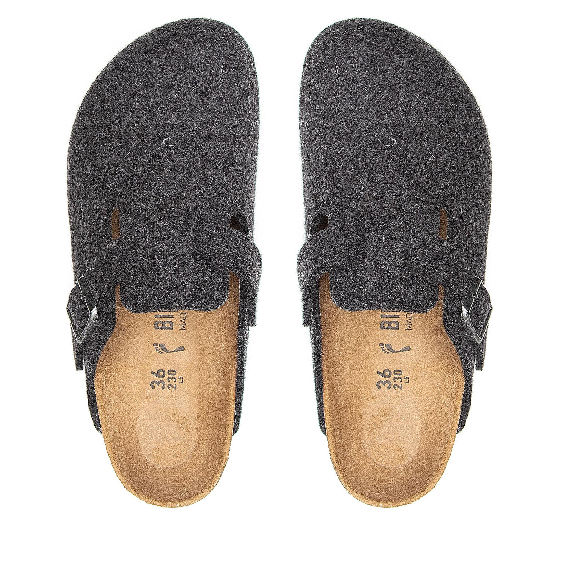 Birkenstock Šľapky Boston Bs 0160373 Sivá - Pepit.sk