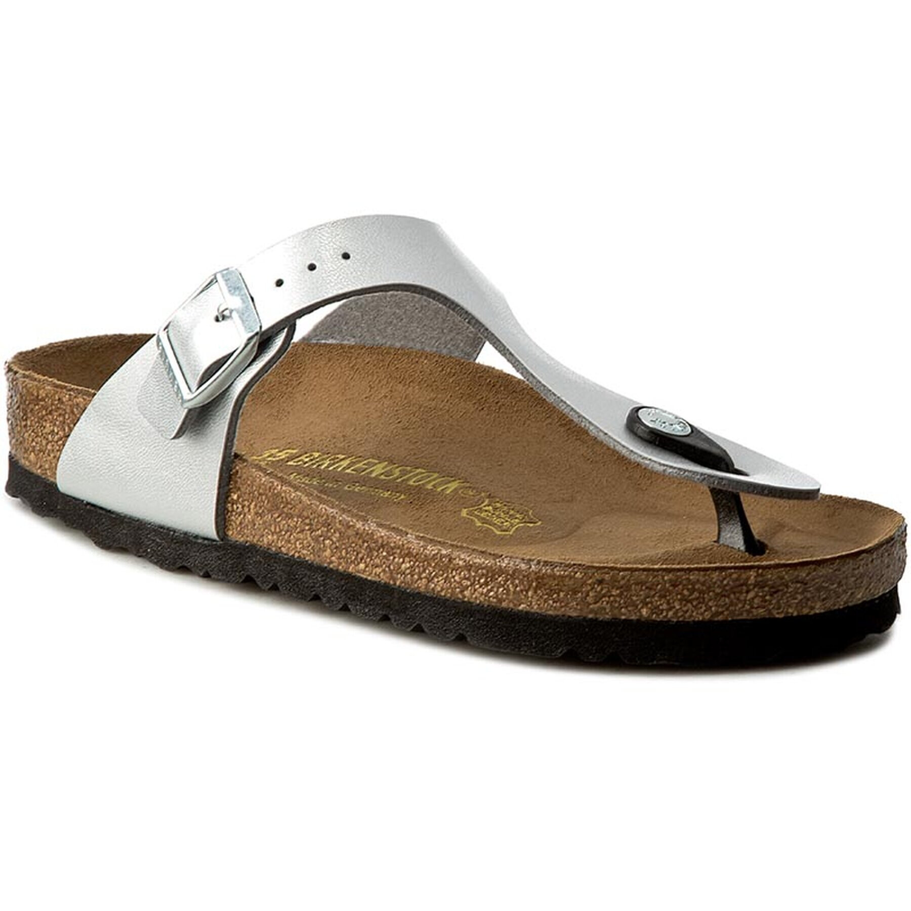 Birkenstock Žabky Gizeh 0043851 Strieborná - Pepit.sk