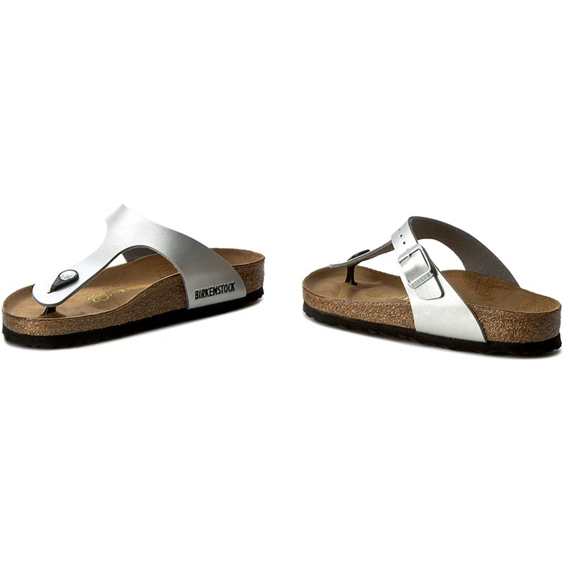 Birkenstock Žabky Gizeh 0043851 Strieborná - Pepit.sk