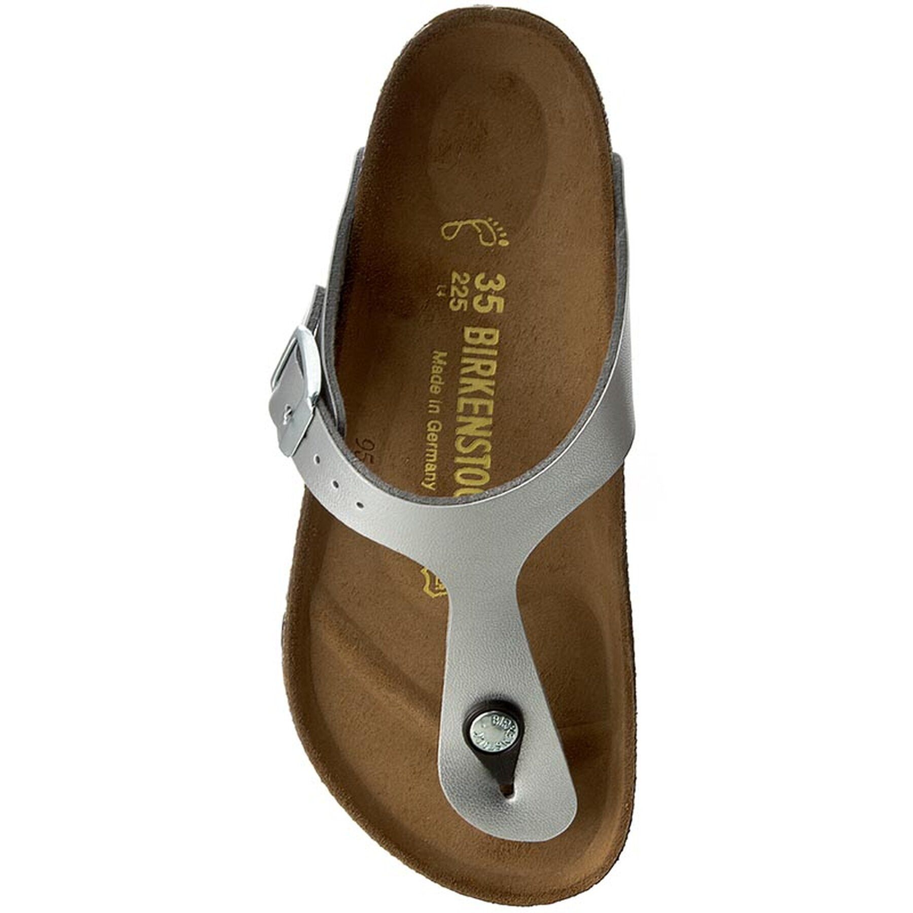 Birkenstock Žabky Gizeh 0043851 Strieborná - Pepit.sk