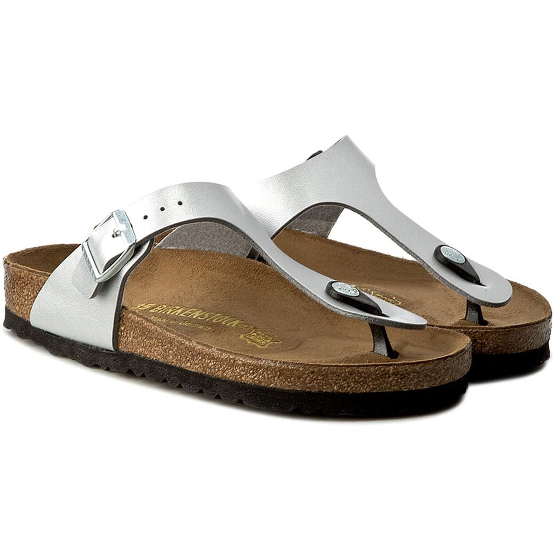 Birkenstock Žabky Gizeh 0043851 Strieborná - Pepit.sk