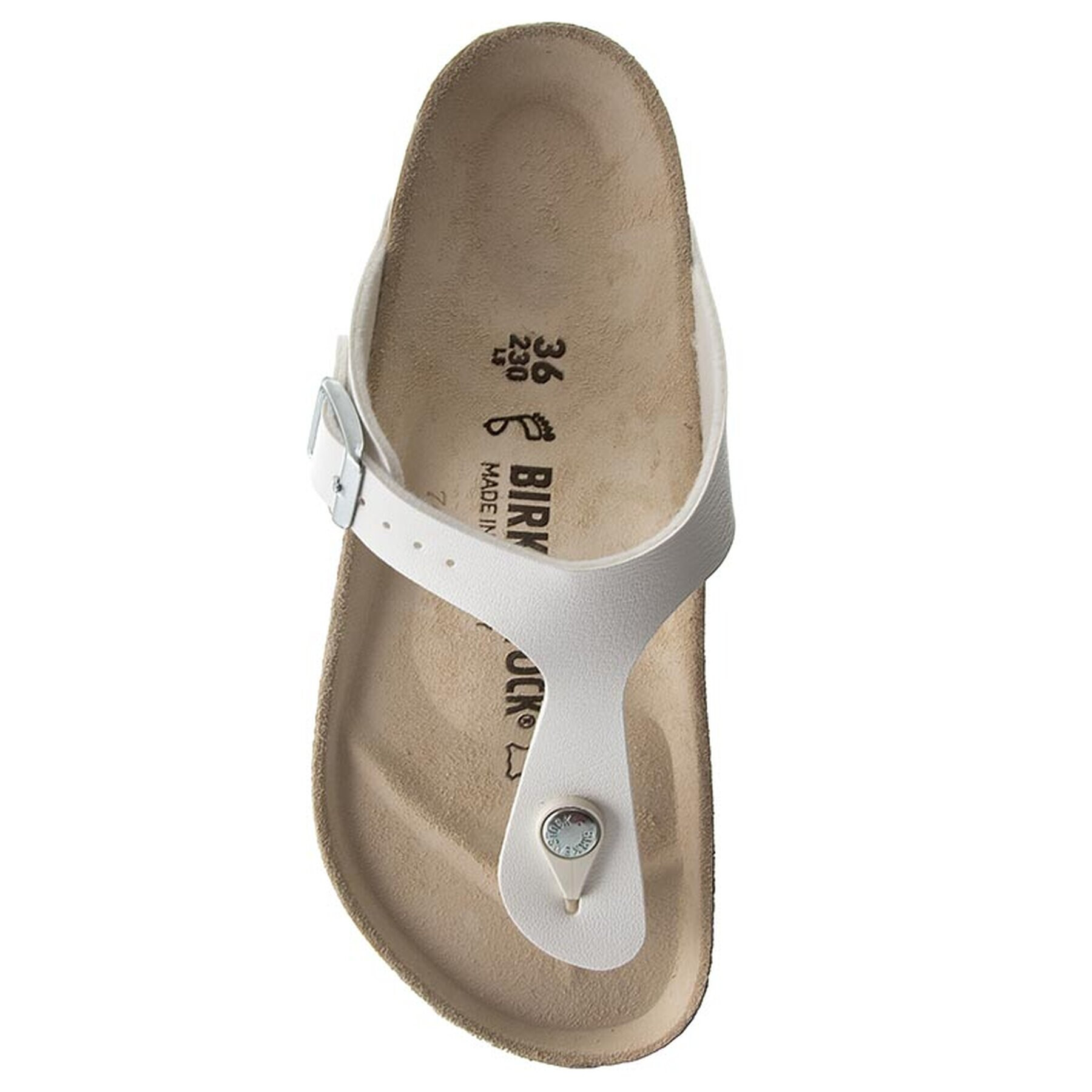 Birkenstock Žabky Gizeh 043731 Biela - Pepit.sk