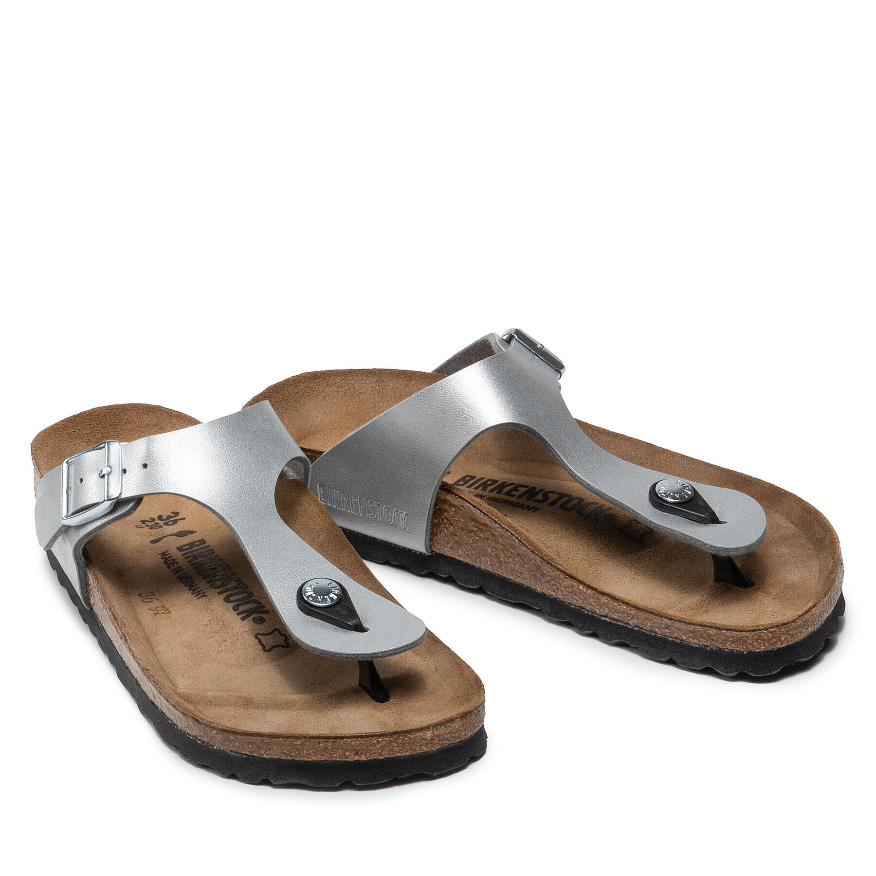 Birkenstock Žabky Gizeh Bs 0043853 Strieborná - Pepit.sk