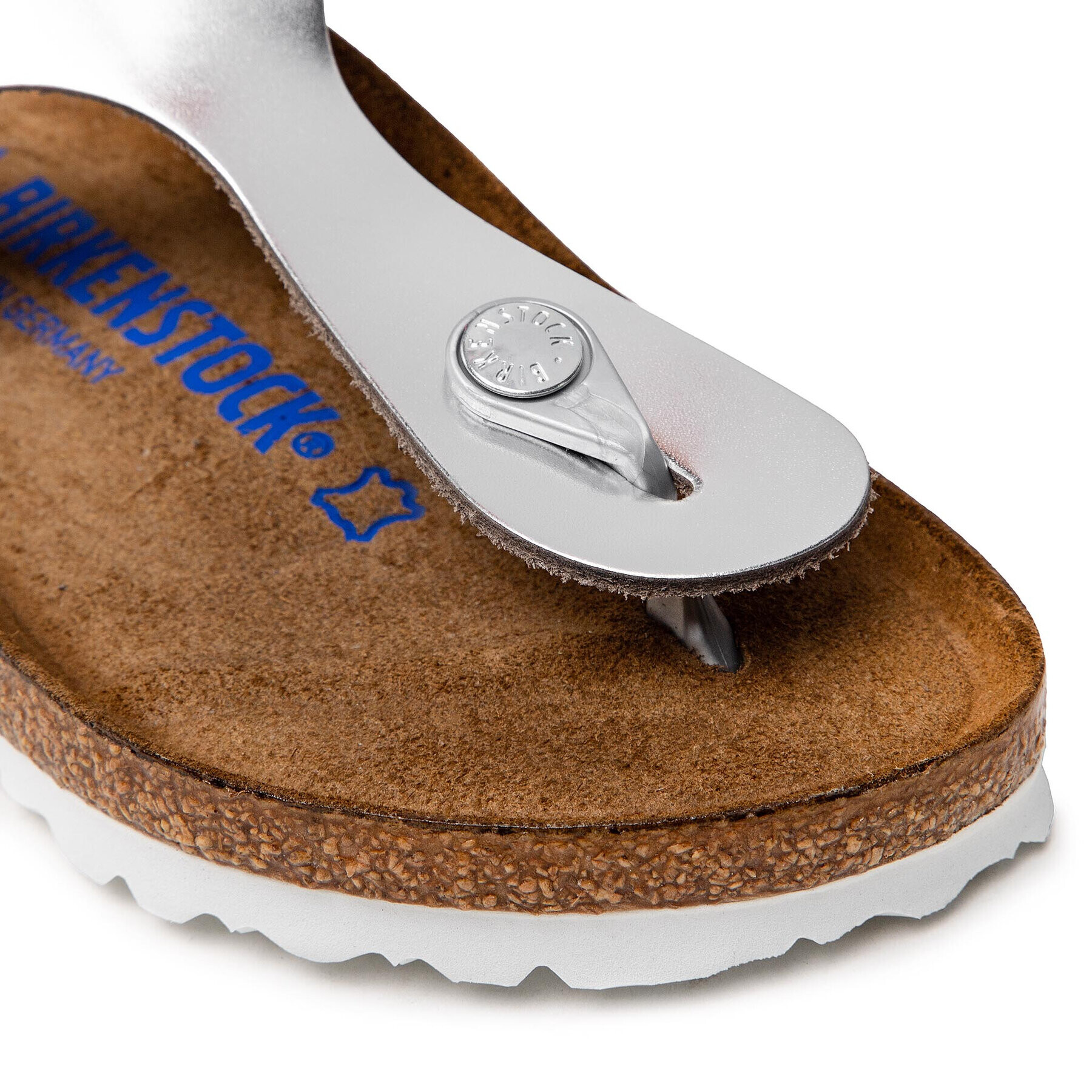 Birkenstock Žabky Gizeh Bs 1003675 Strieborná - Pepit.sk