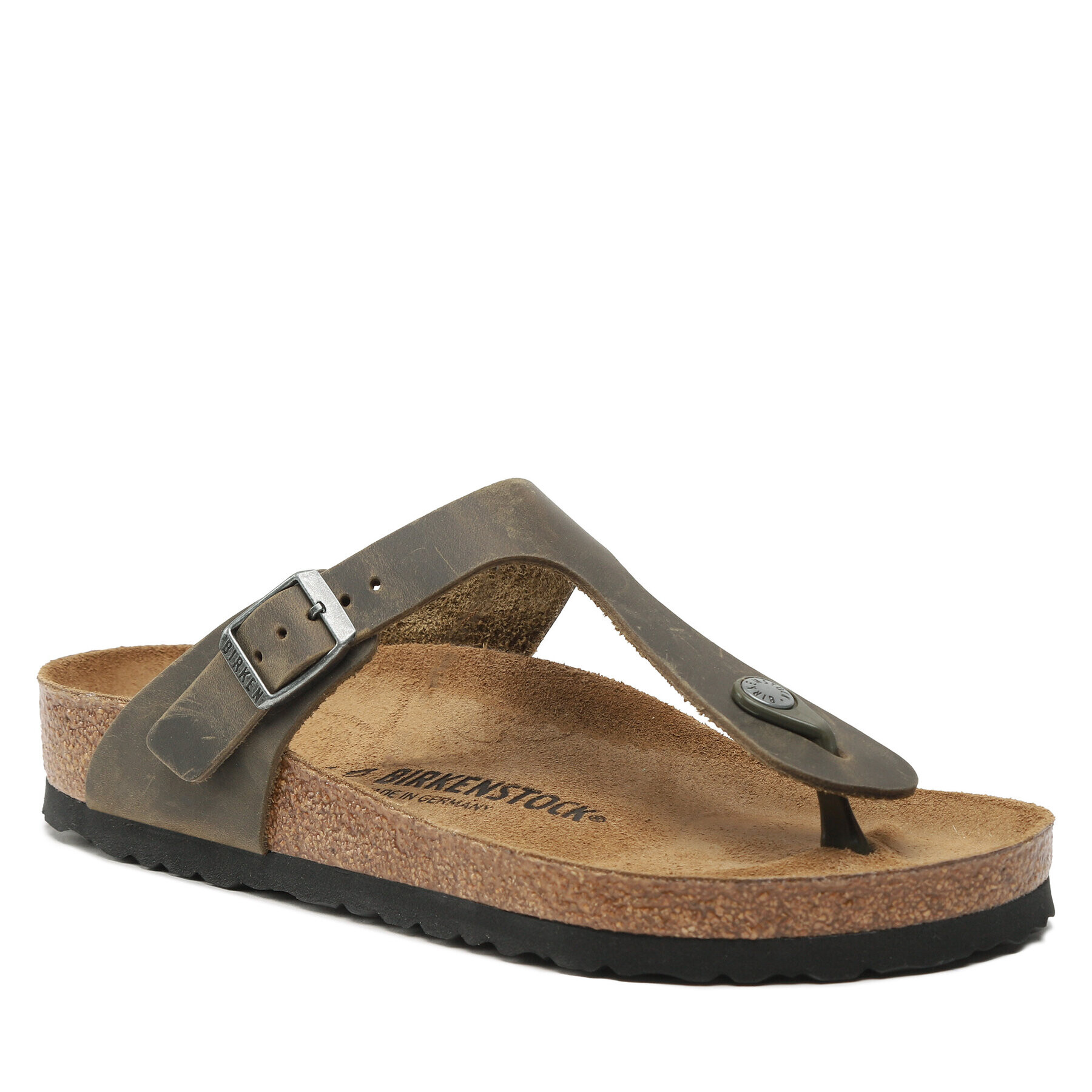 Birkenstock Žabky Gizeh Bs 1019327 Kaki - Pepit.sk