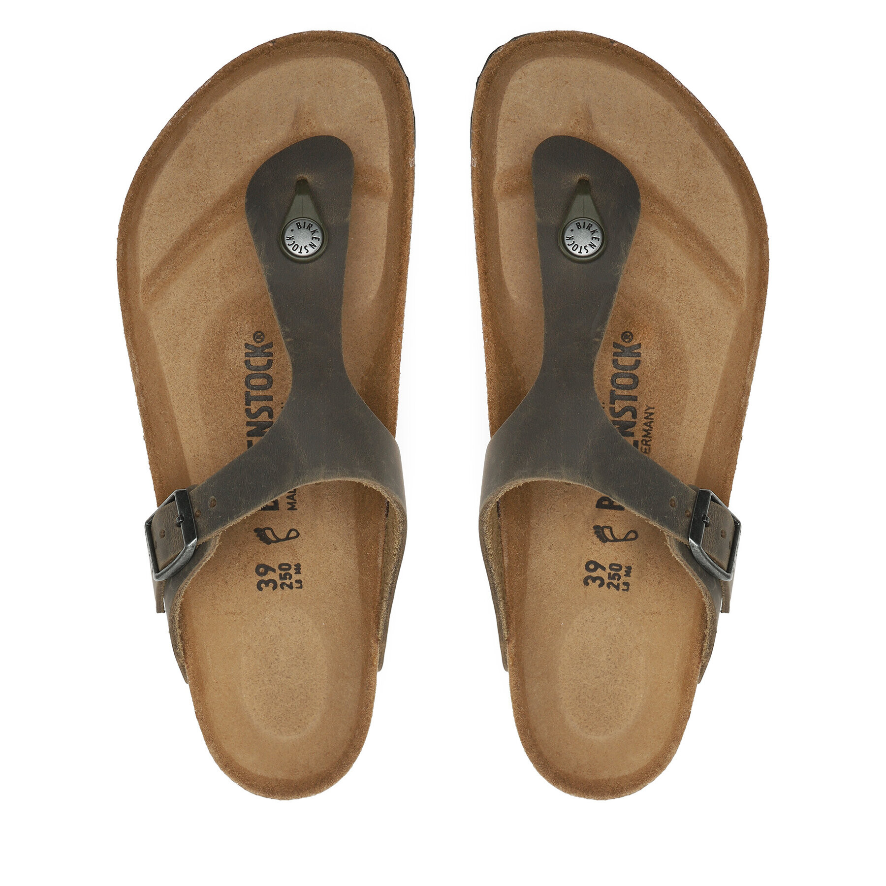 Birkenstock Žabky Gizeh Bs 1019327 Kaki - Pepit.sk