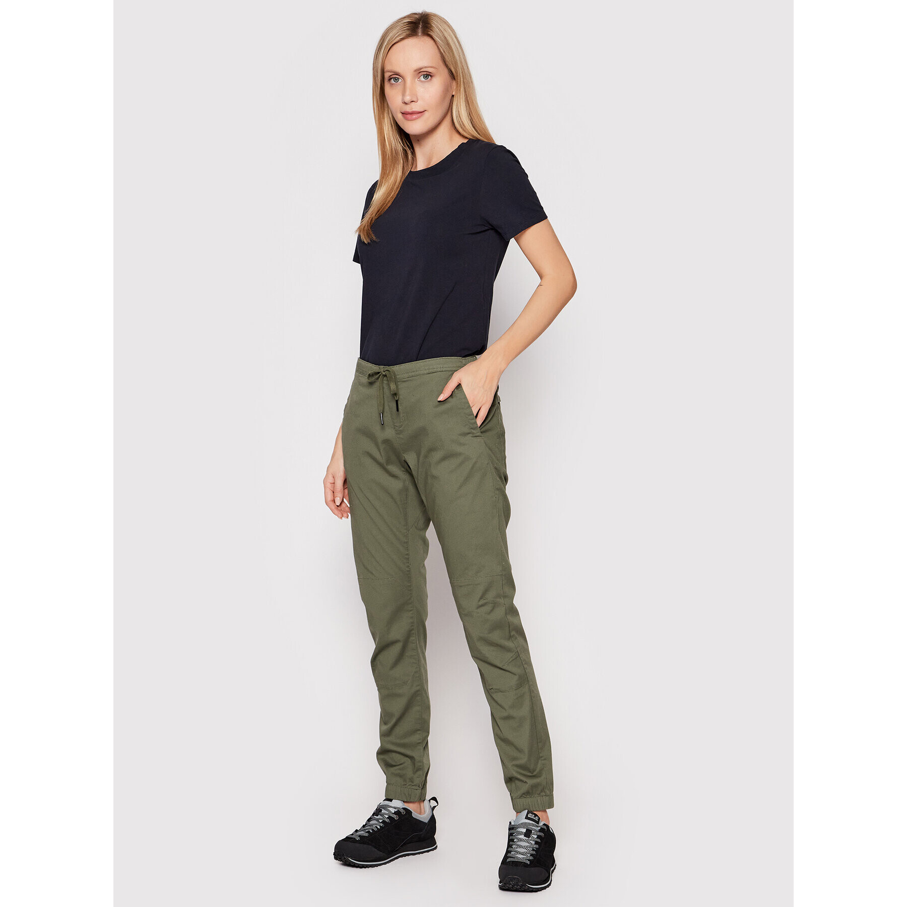 Black Diamond Jogger nohavice Notion APGL0830 Zelená Relaxed Fit - Pepit.sk