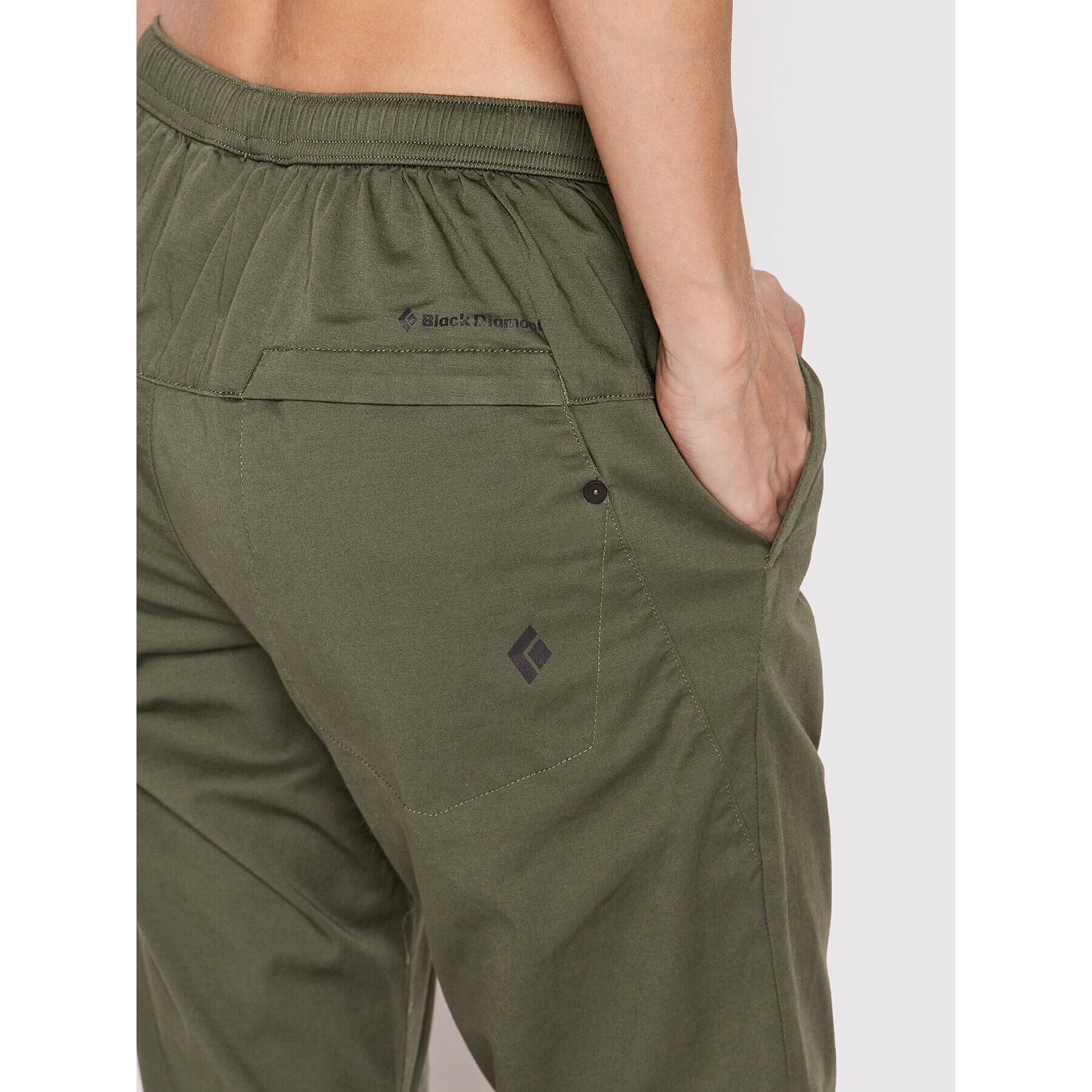 Black Diamond Jogger nohavice Notion APGL0830 Zelená Relaxed Fit - Pepit.sk