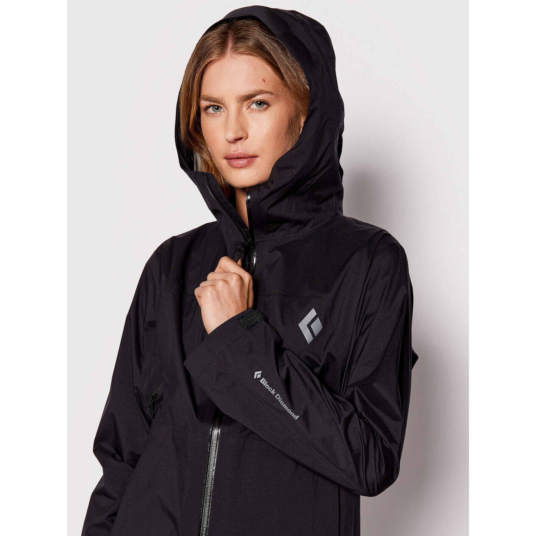 Black Diamond Nepremokavá bunda StormLine Stretch APM69701 Čierna Regular Fit - Pepit.sk