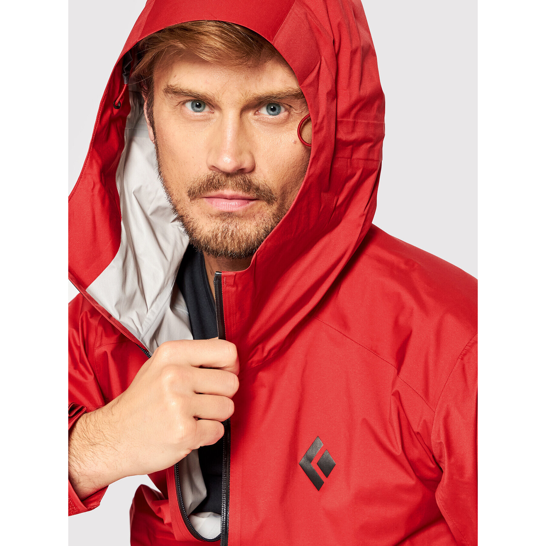 Black Diamond Outdoorová bunda Stormline Stretch Rain APCDT060 Červená Regular Fit - Pepit.sk