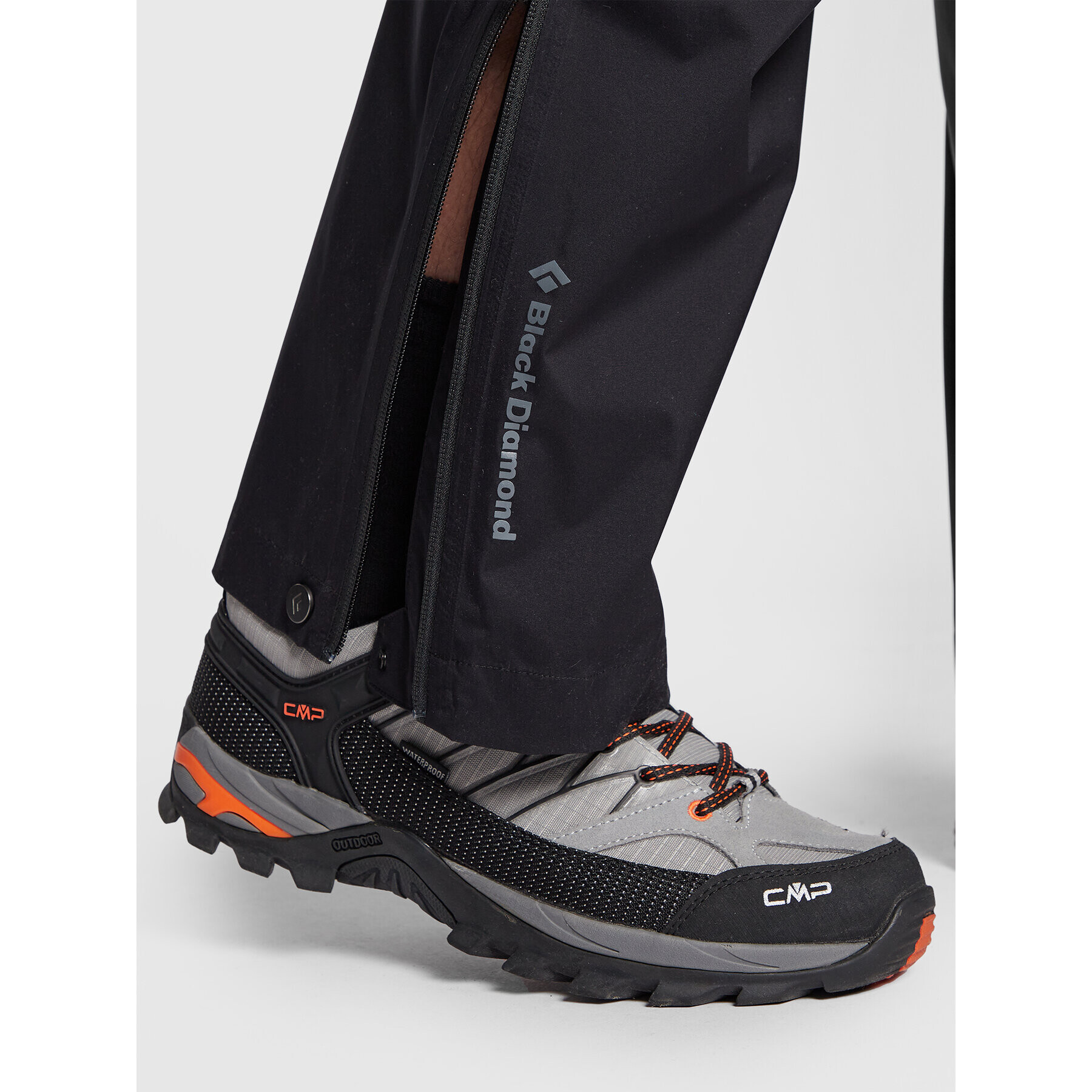 Black Diamond Outdoorové nohavice Stormline APJLA201 Čierna Regular Fit - Pepit.sk