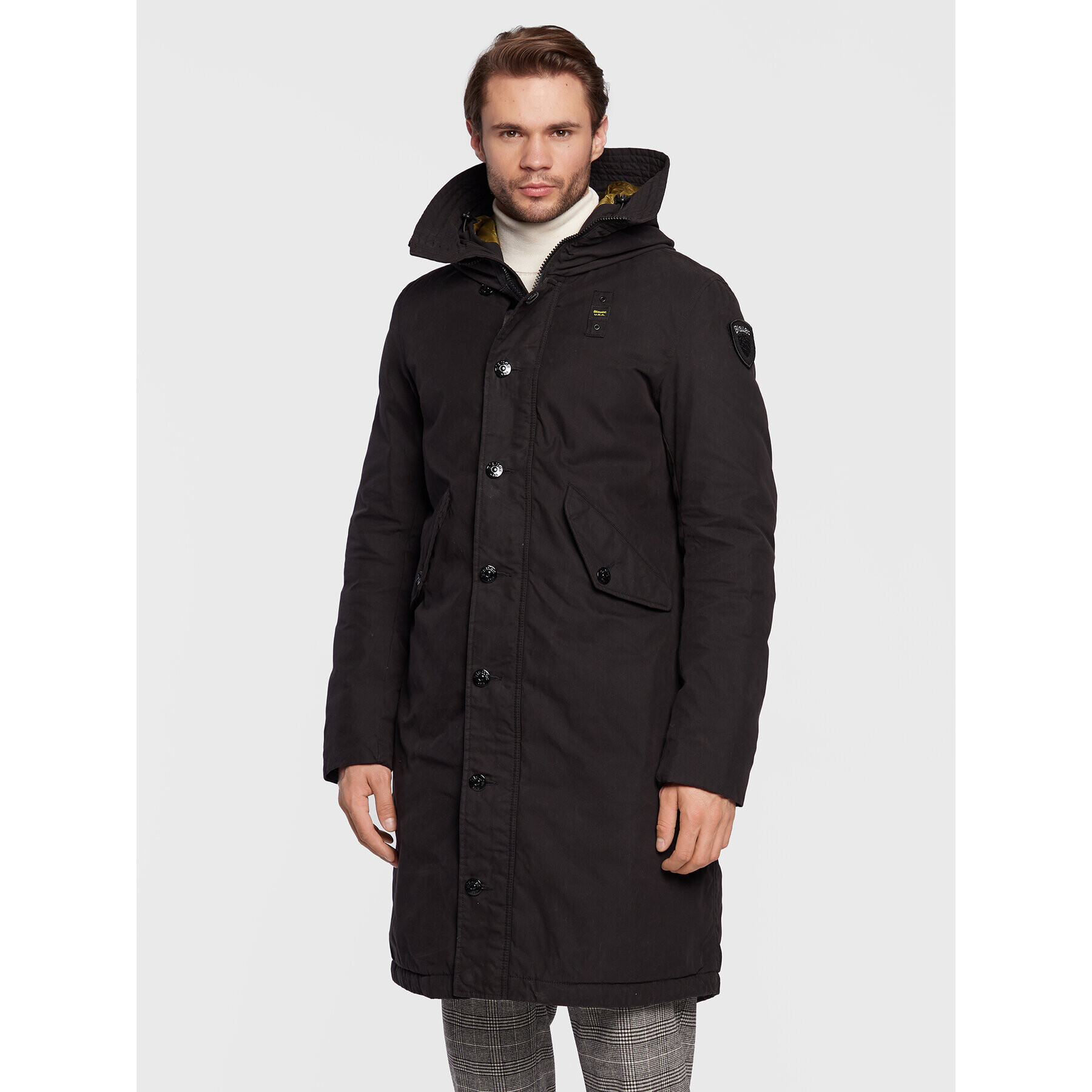 Blauer Parka Militare Otis BLUK03232 006362 Čierna Regular Fit - Pepit.sk