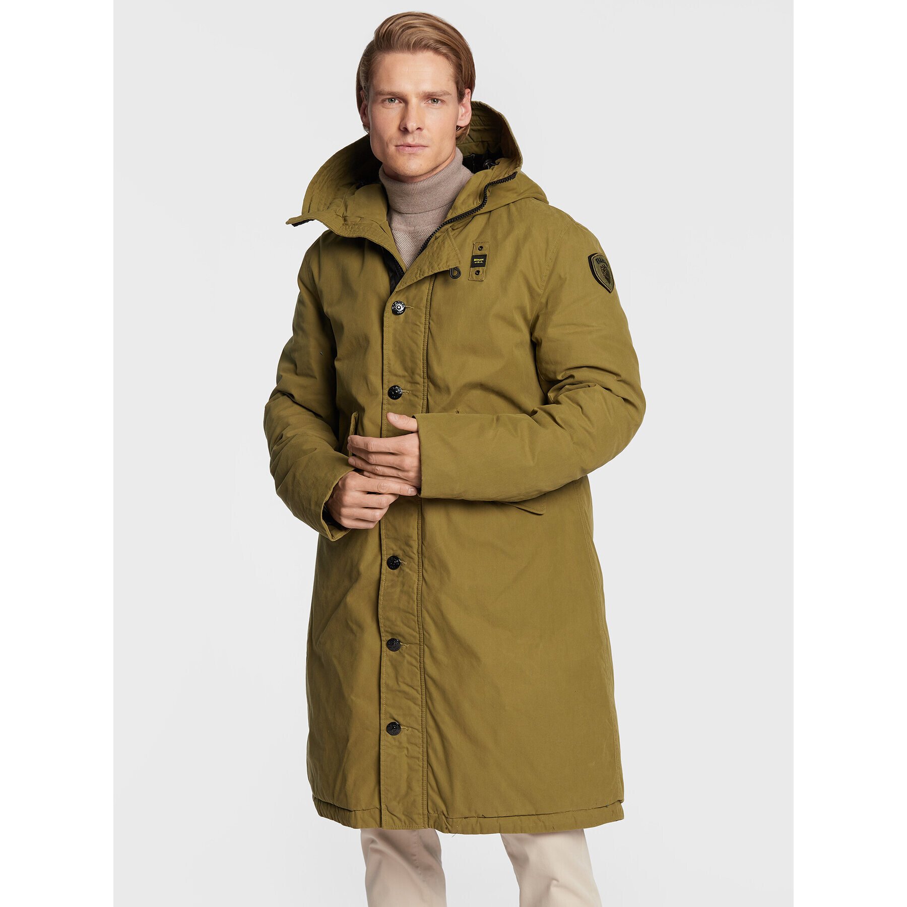 Blauer Parka Militare Otis BLUK03232 006362 Zelená Regular Fit - Pepit.sk