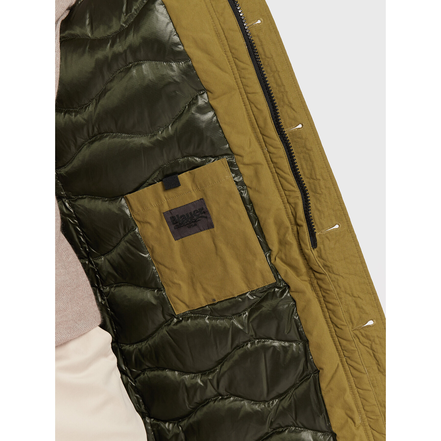 Blauer Parka Militare Otis BLUK03232 006362 Zelená Regular Fit - Pepit.sk