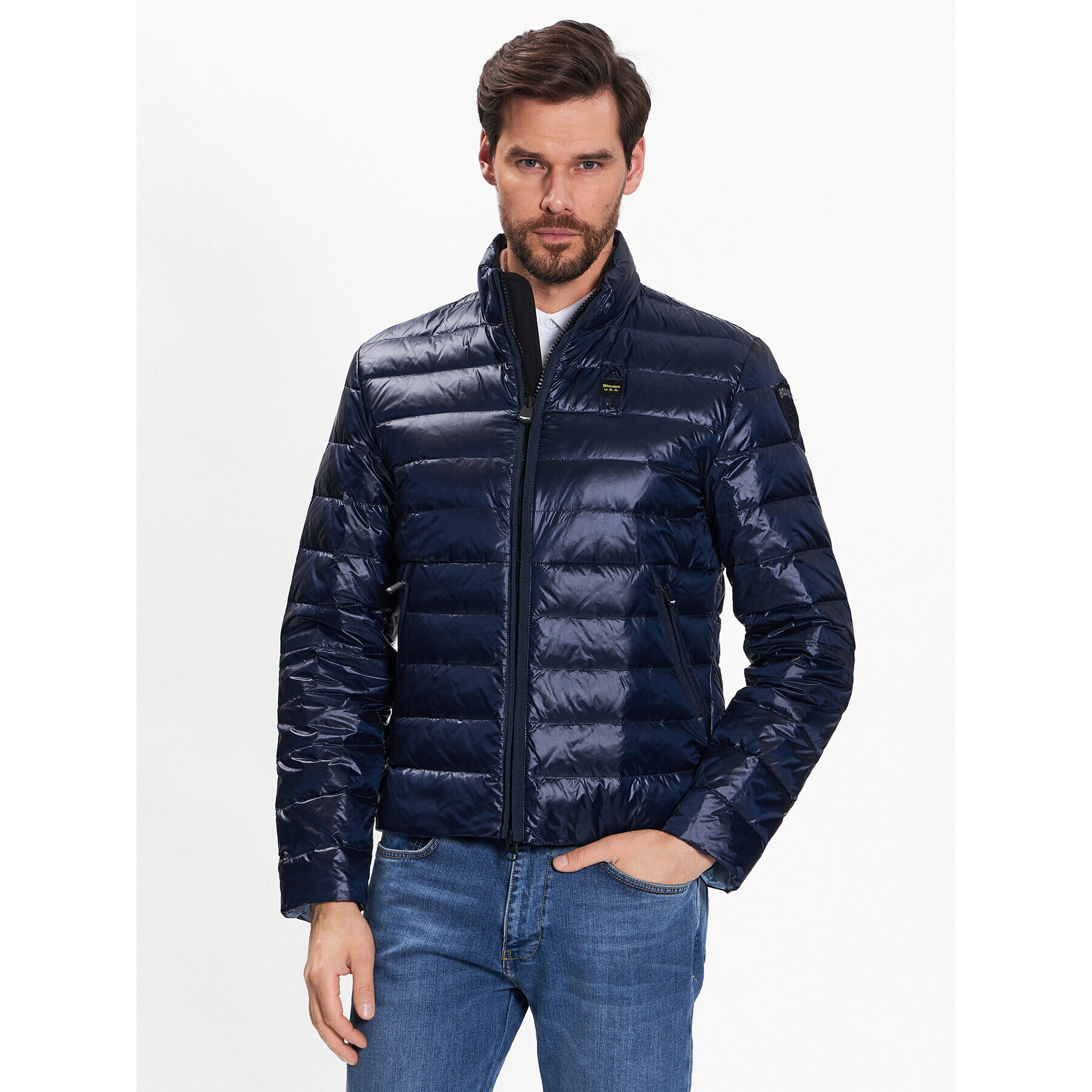 Blauer Prechodná bunda Jackson 23SBLUC03036 Modrá Regular Fit - Pepit.sk