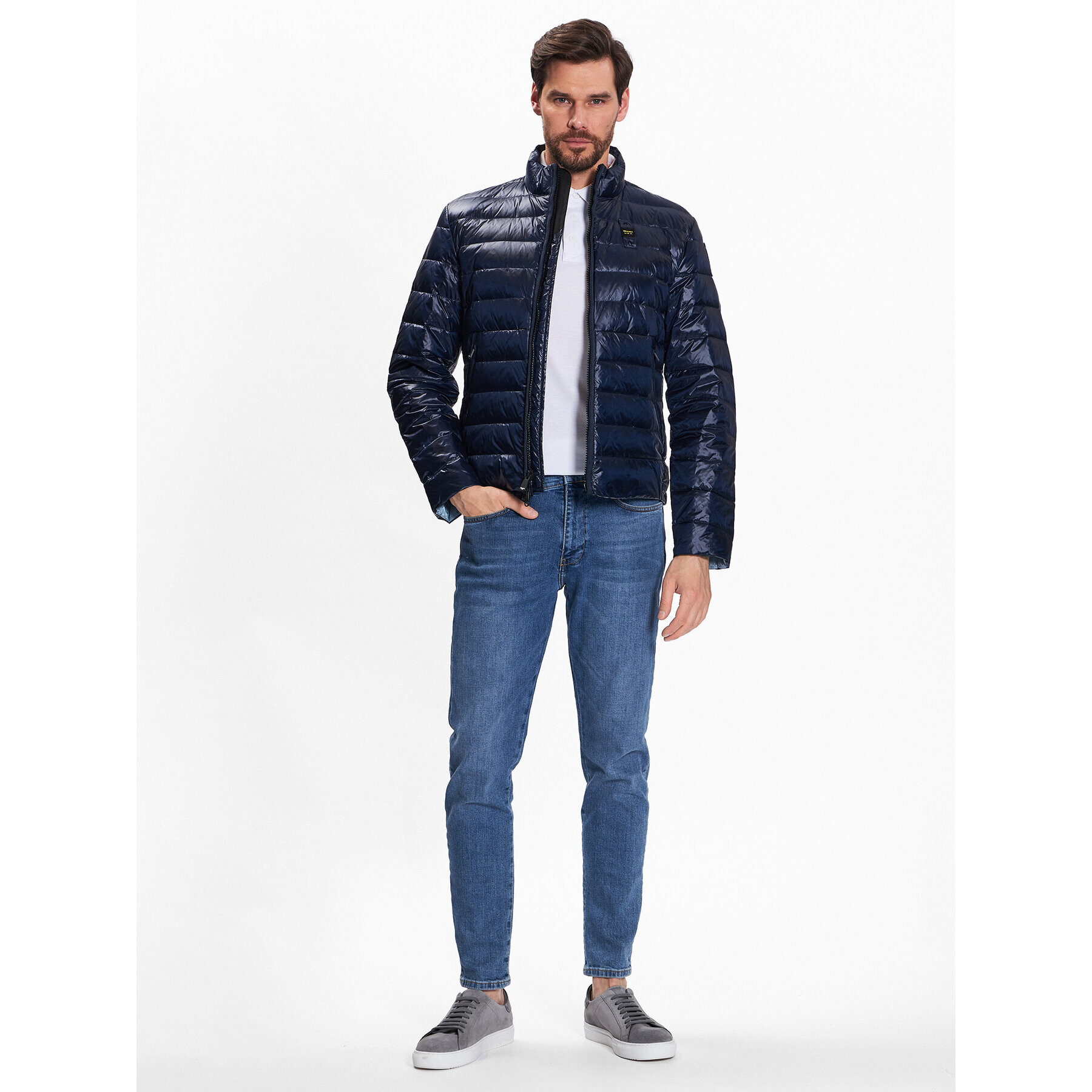 Blauer Prechodná bunda Jackson 23SBLUC03036 Modrá Regular Fit - Pepit.sk