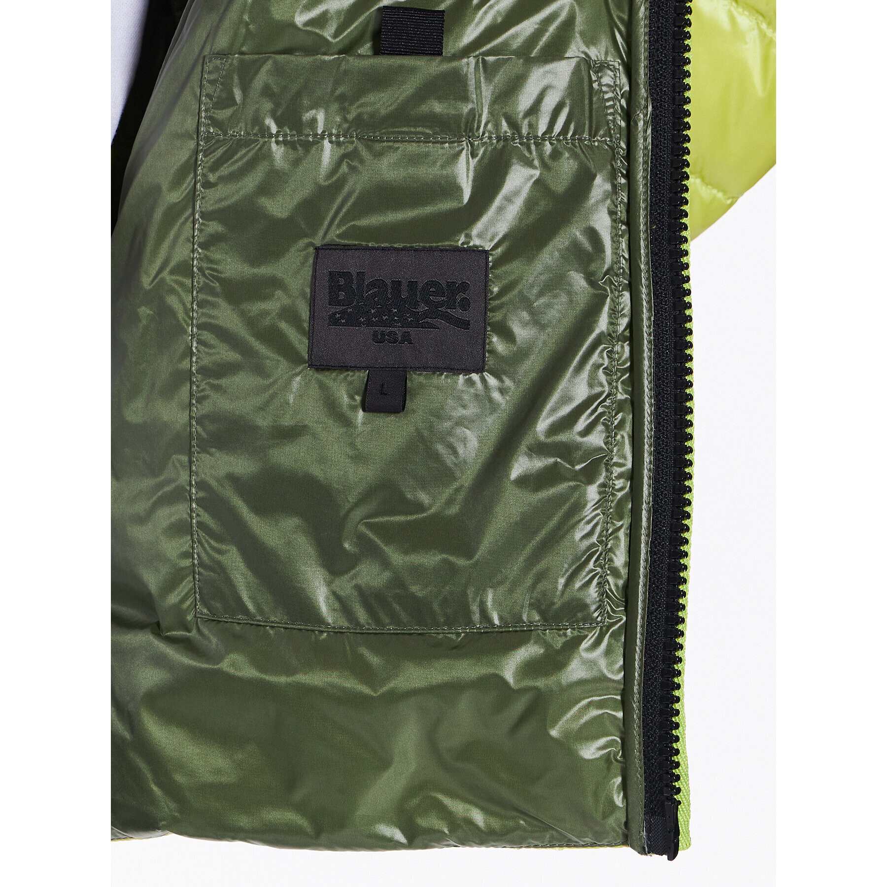 Blauer Prechodná bunda Jackson 23SBLUC03036 Zelená Regular Fit - Pepit.sk