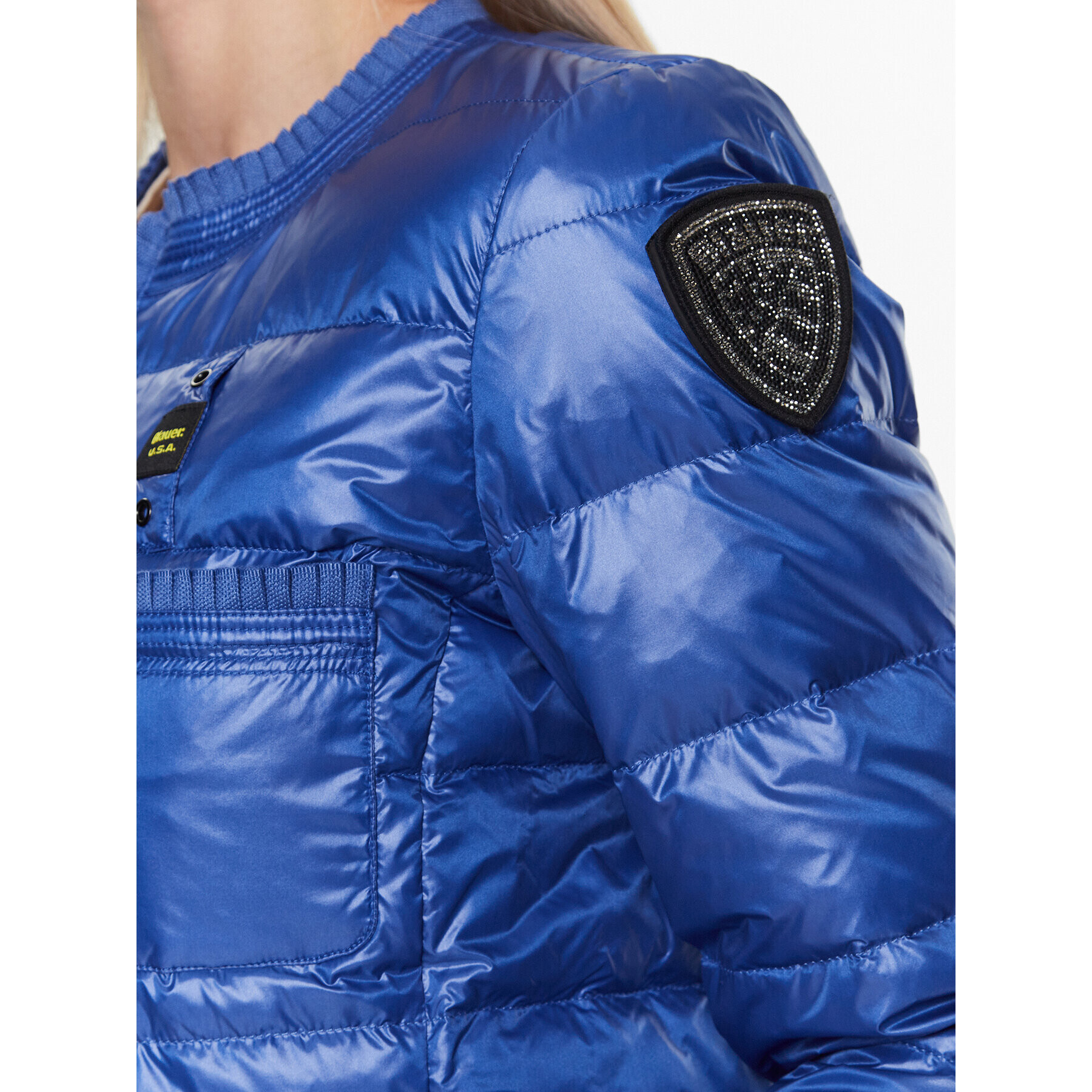 Blauer Prechodná bunda Mila 23SBLDC03011 Modrá Regular Fit - Pepit.sk