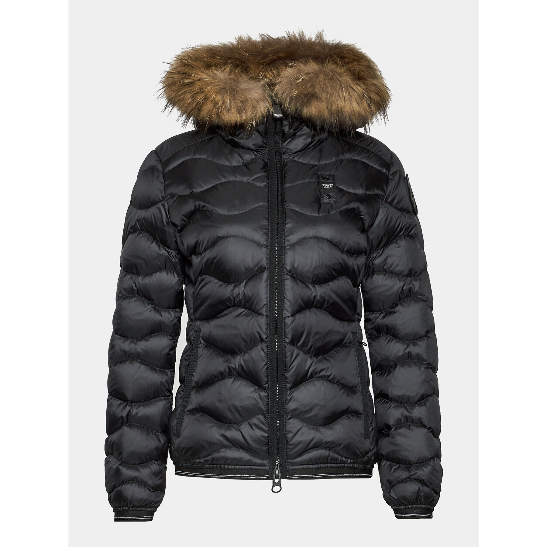 Blauer Vatovaná bunda 23WBLDC03093 Čierna Regular Fit - Pepit.sk