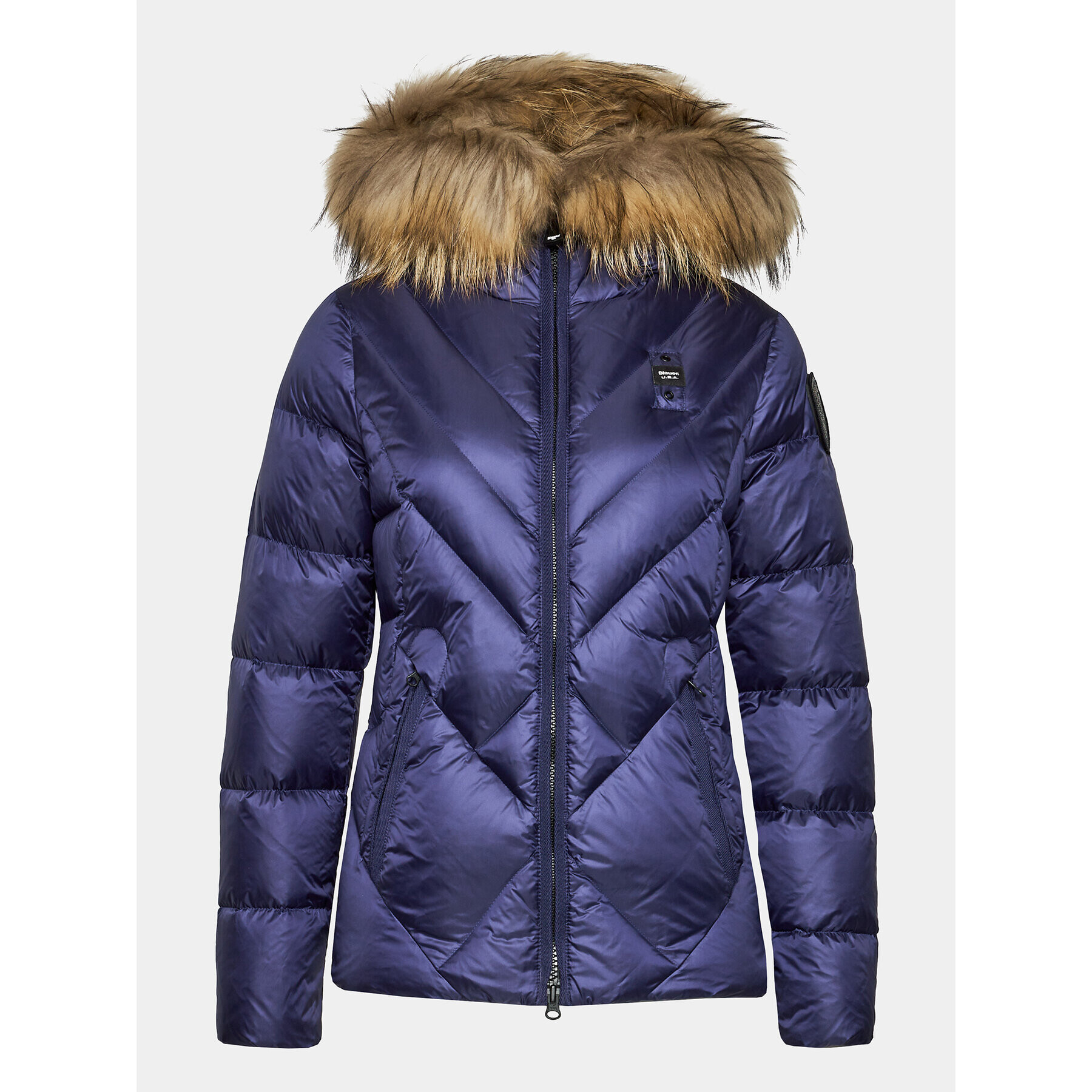 Blauer Vatovaná bunda 23WBLDC03141 Fialová Regular Fit - Pepit.sk