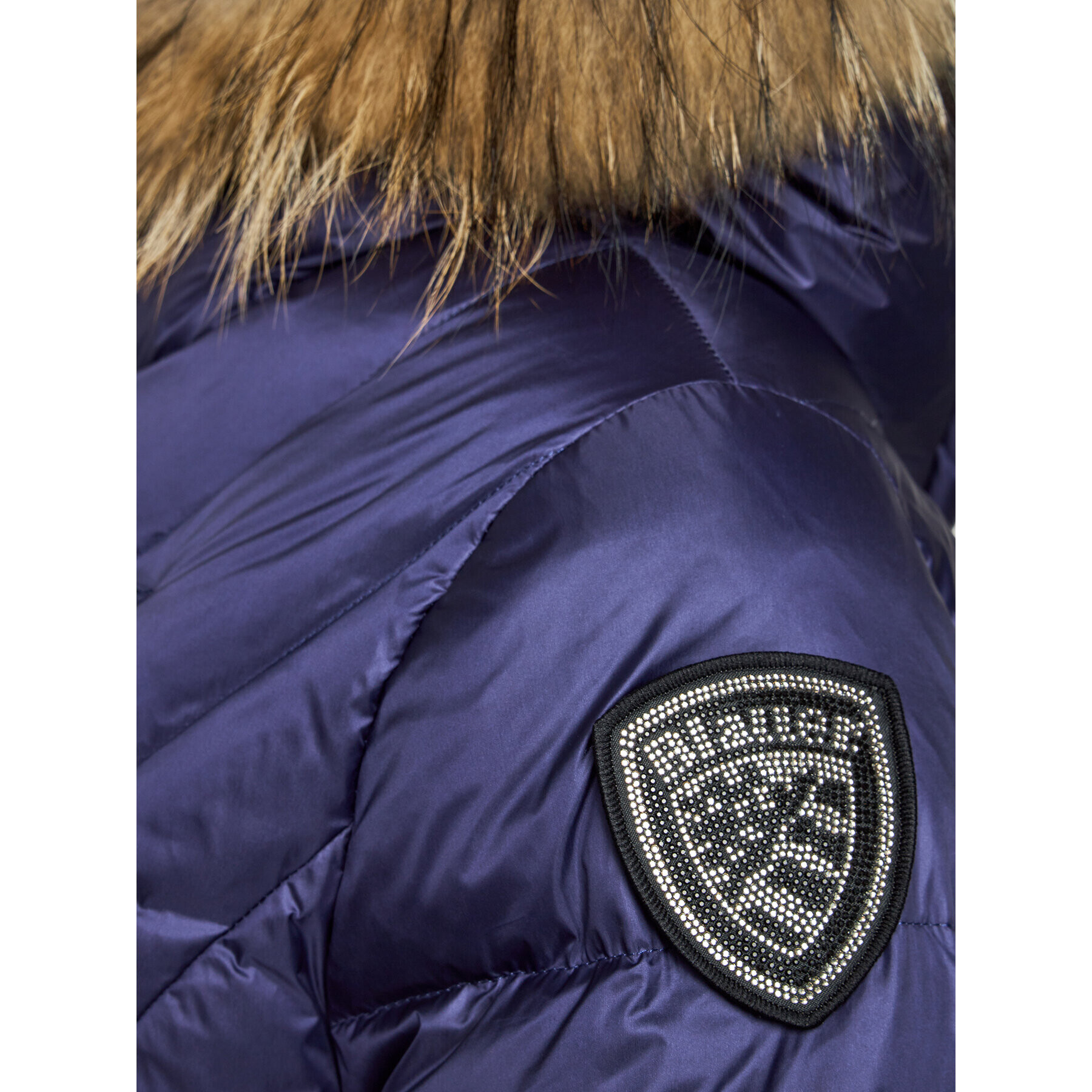 Blauer Vatovaná bunda 23WBLDC03141 Fialová Regular Fit - Pepit.sk