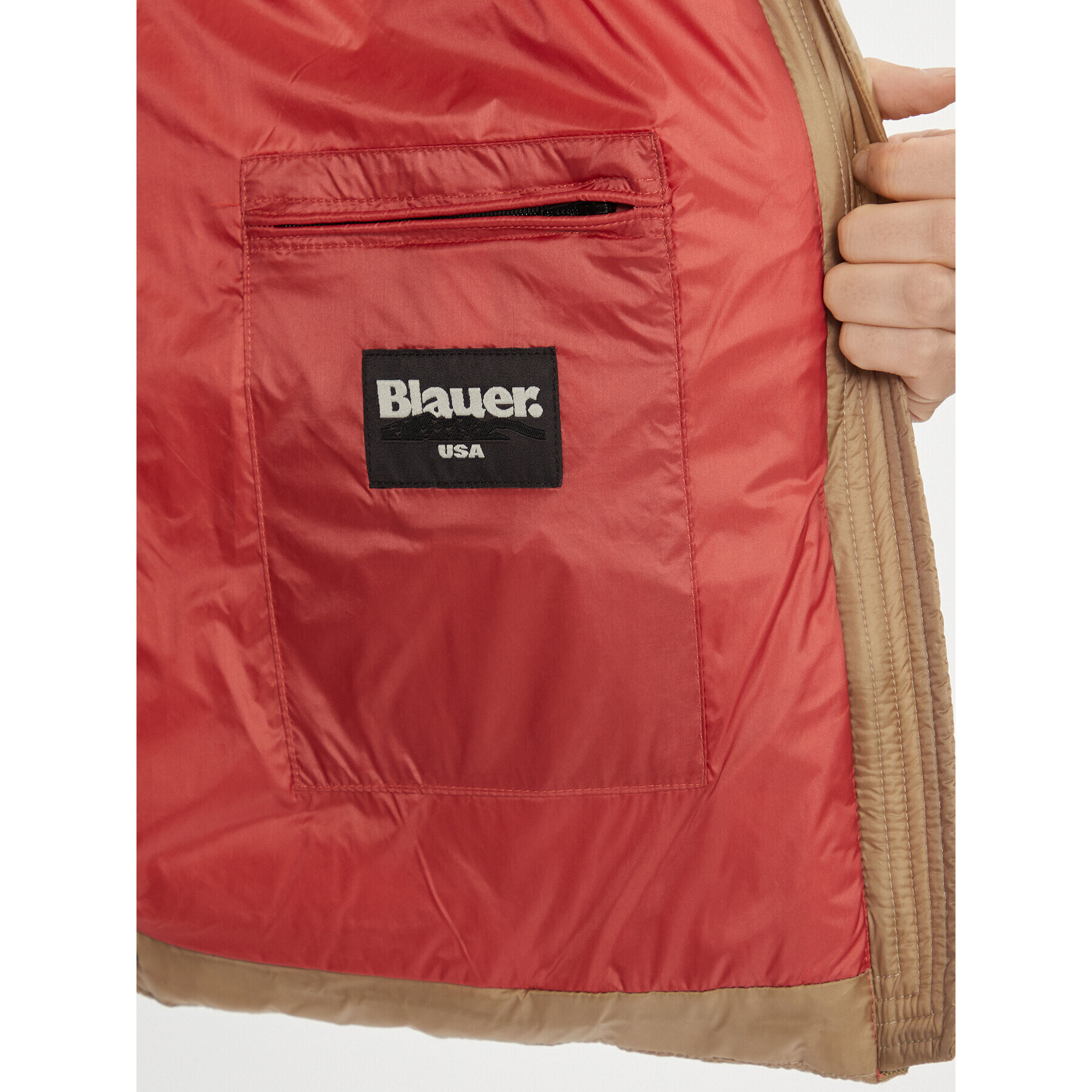 Blauer Vatovaná bunda 23WBLDC03141 Hnedá Regular Fit - Pepit.sk